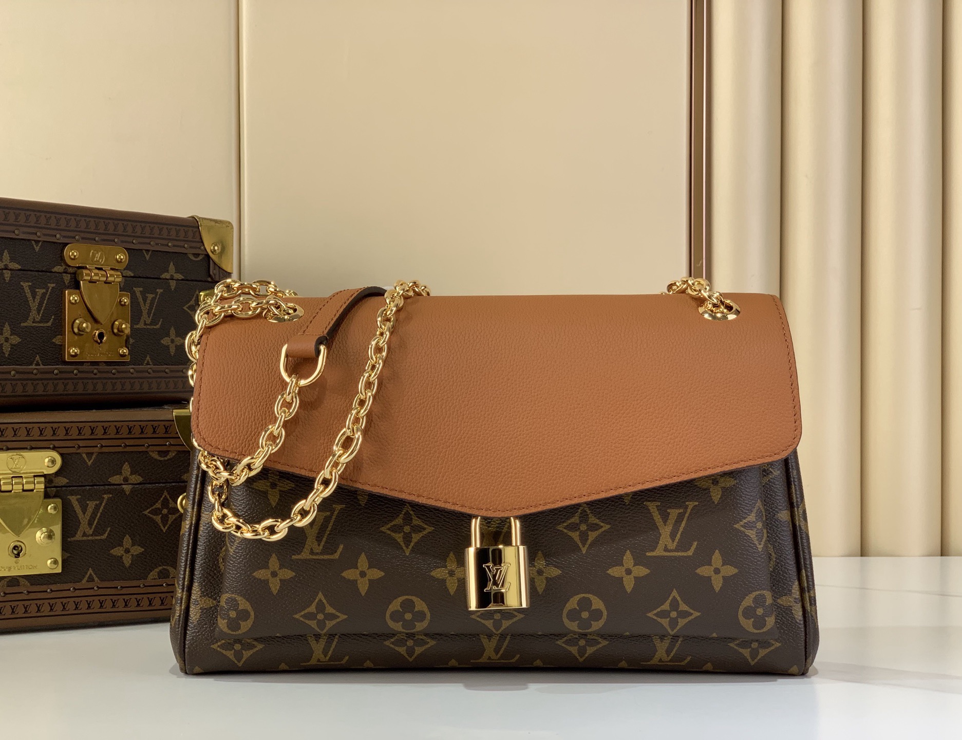 LV Style Black Leather Top Handle Bag Lookbook Reference image 1