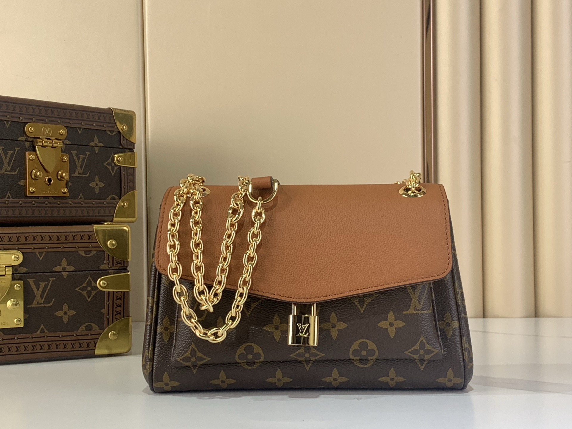 LV Style Black Leather Top Handle Bag Lookbook Reference image 1