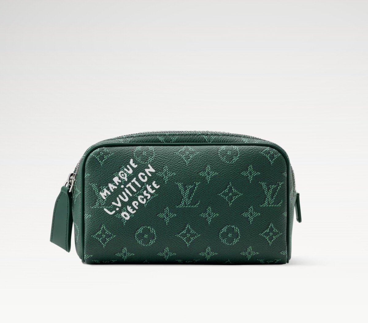 LV Style Beige Leather Toiletry Bag Lookbook Reference image 1
