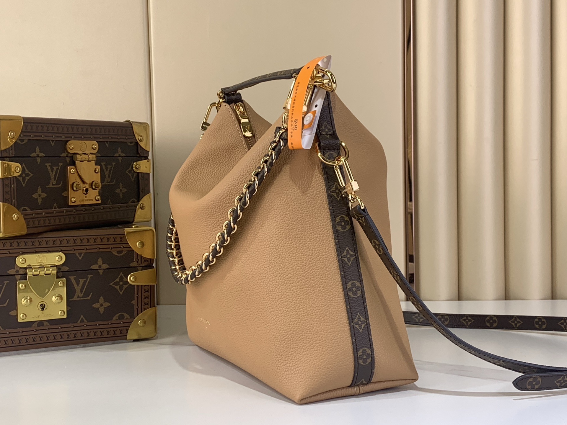 LV Style Black Canvas Top Handle Bag Lookbook Reference image 2