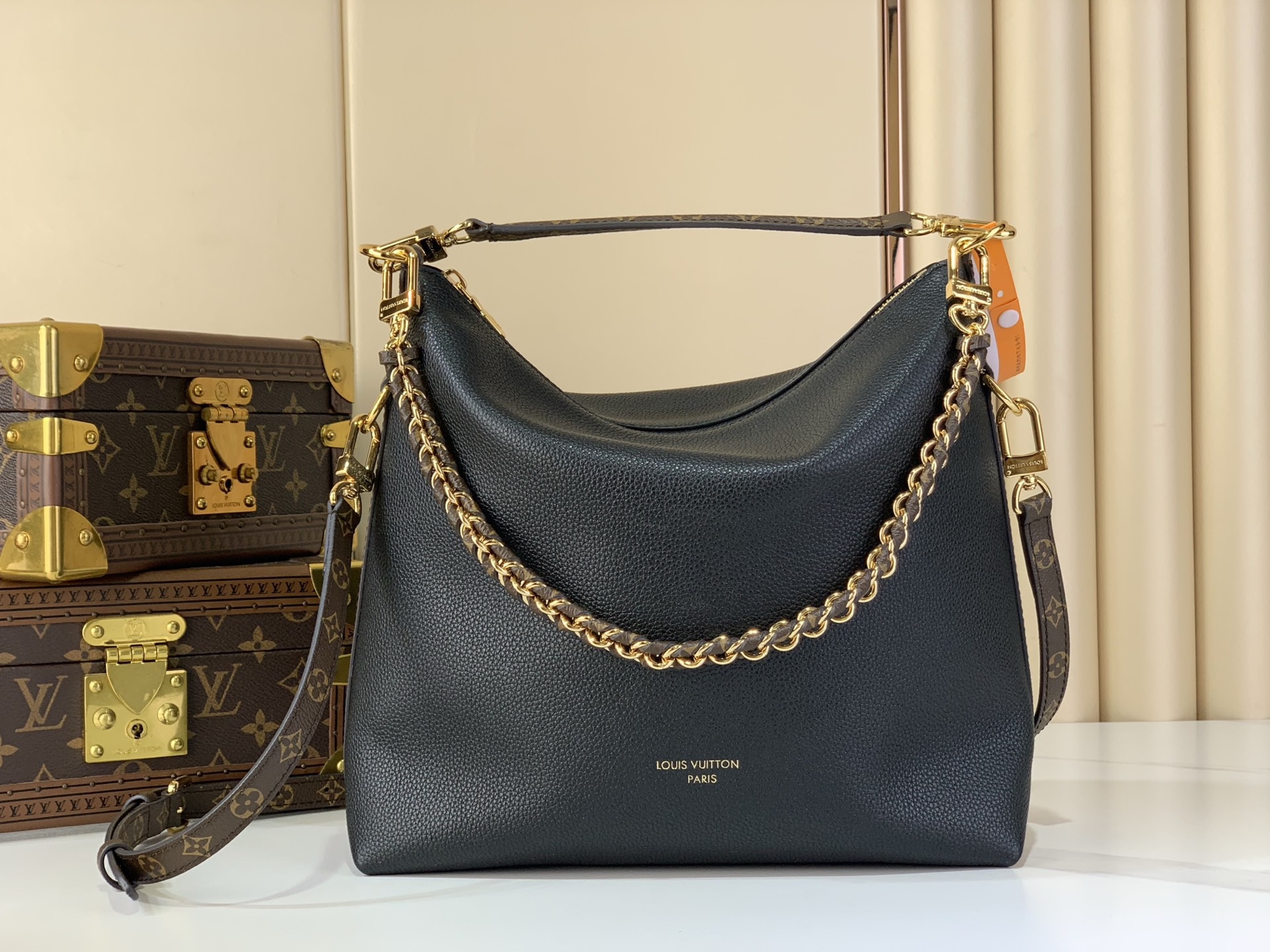 LV Style Black Canvas Top Handle Bag Lookbook Reference image 1
