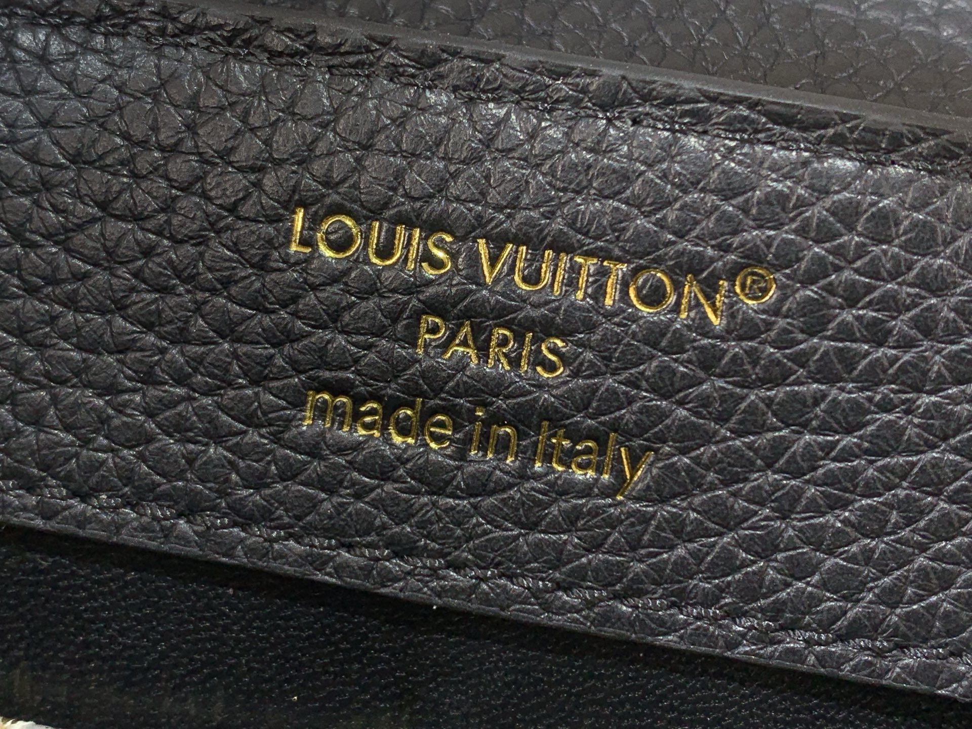 LV Style Black Leather Top Handle Bag style reference detail image 8 from source 759869