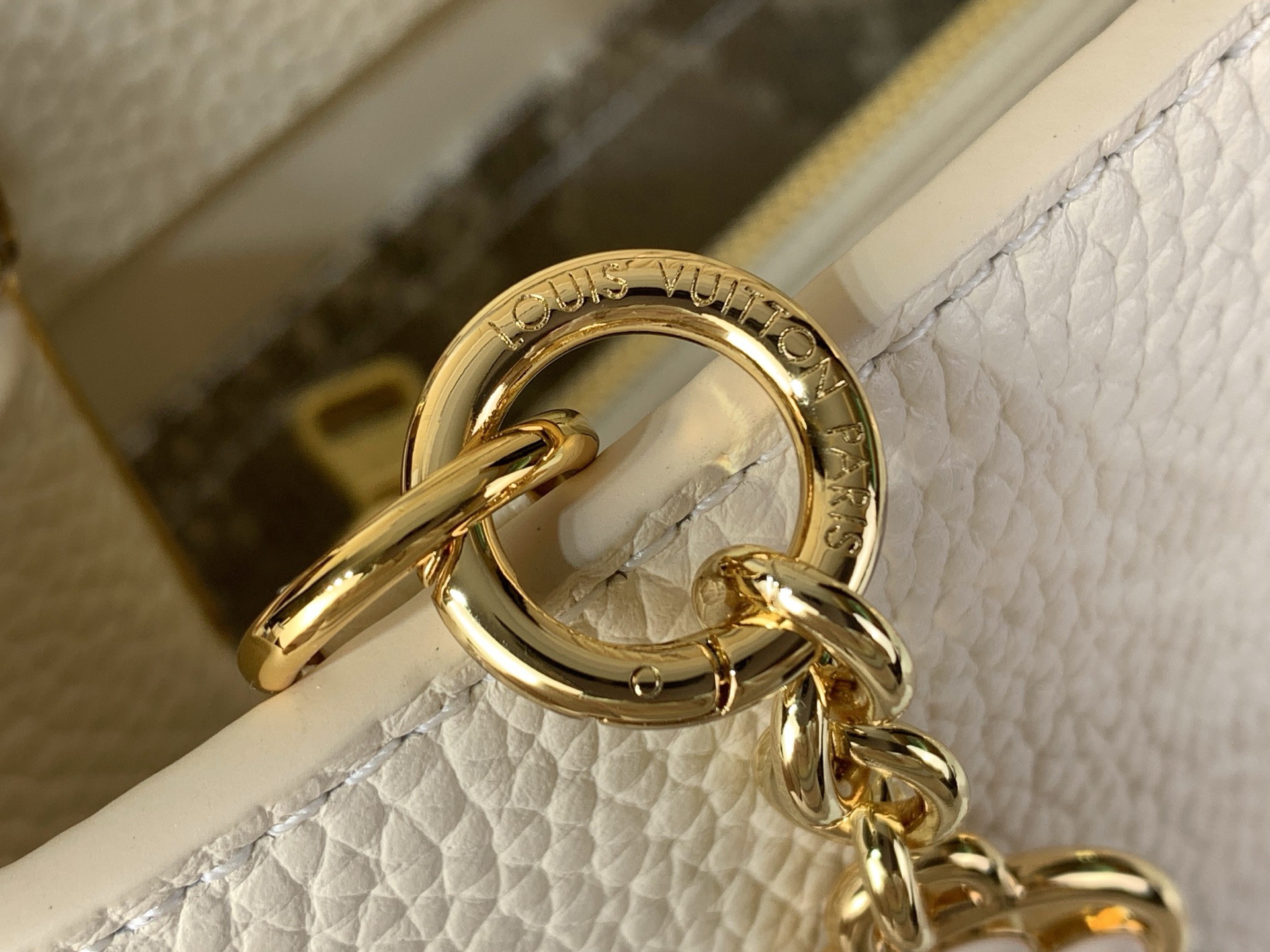 LV Style White Leather Top Handle Bag style reference detail image 5 from source 759870