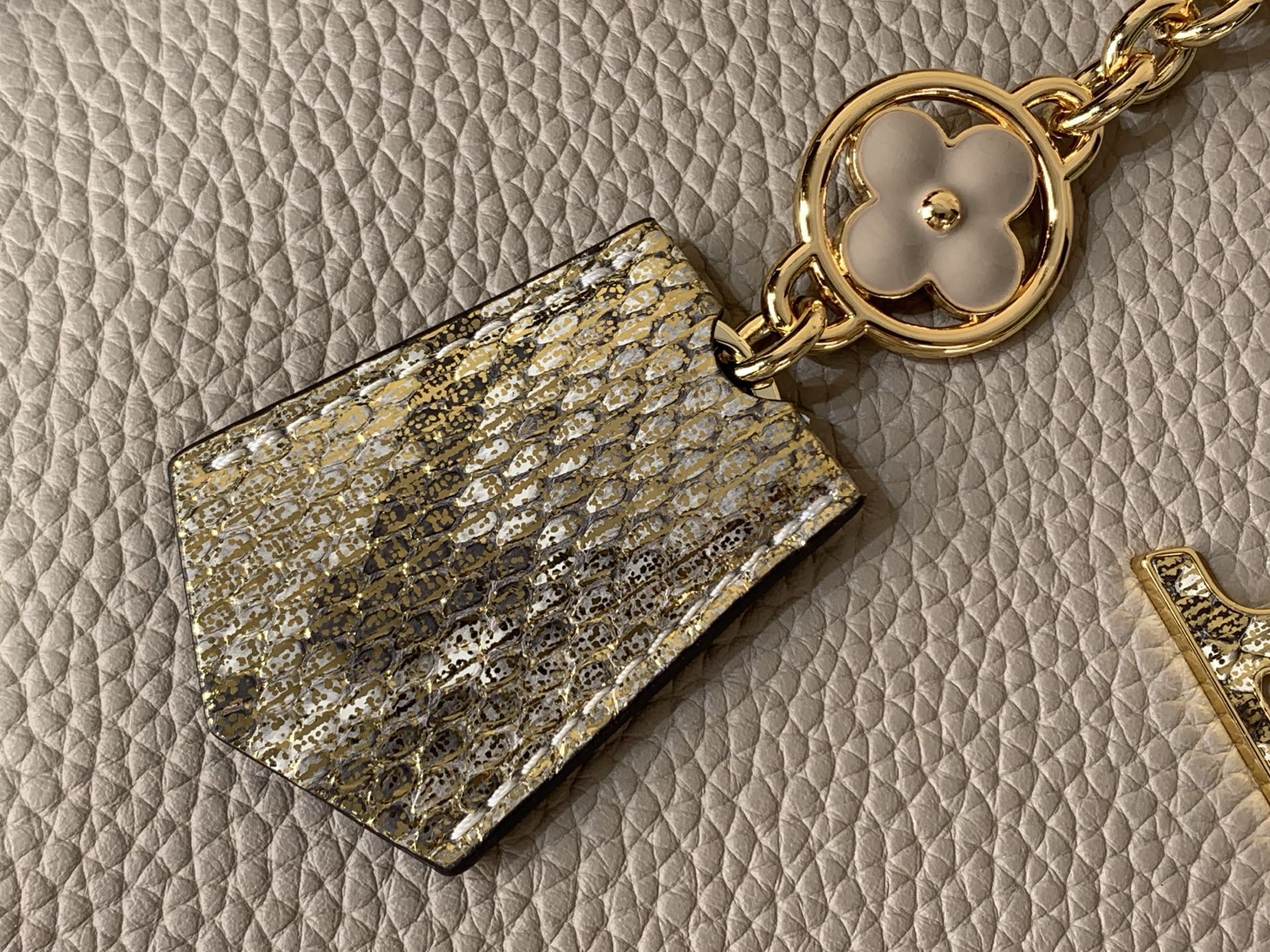 LV Style White Leather Top Handle Bag style reference detail image 7 from source 759872