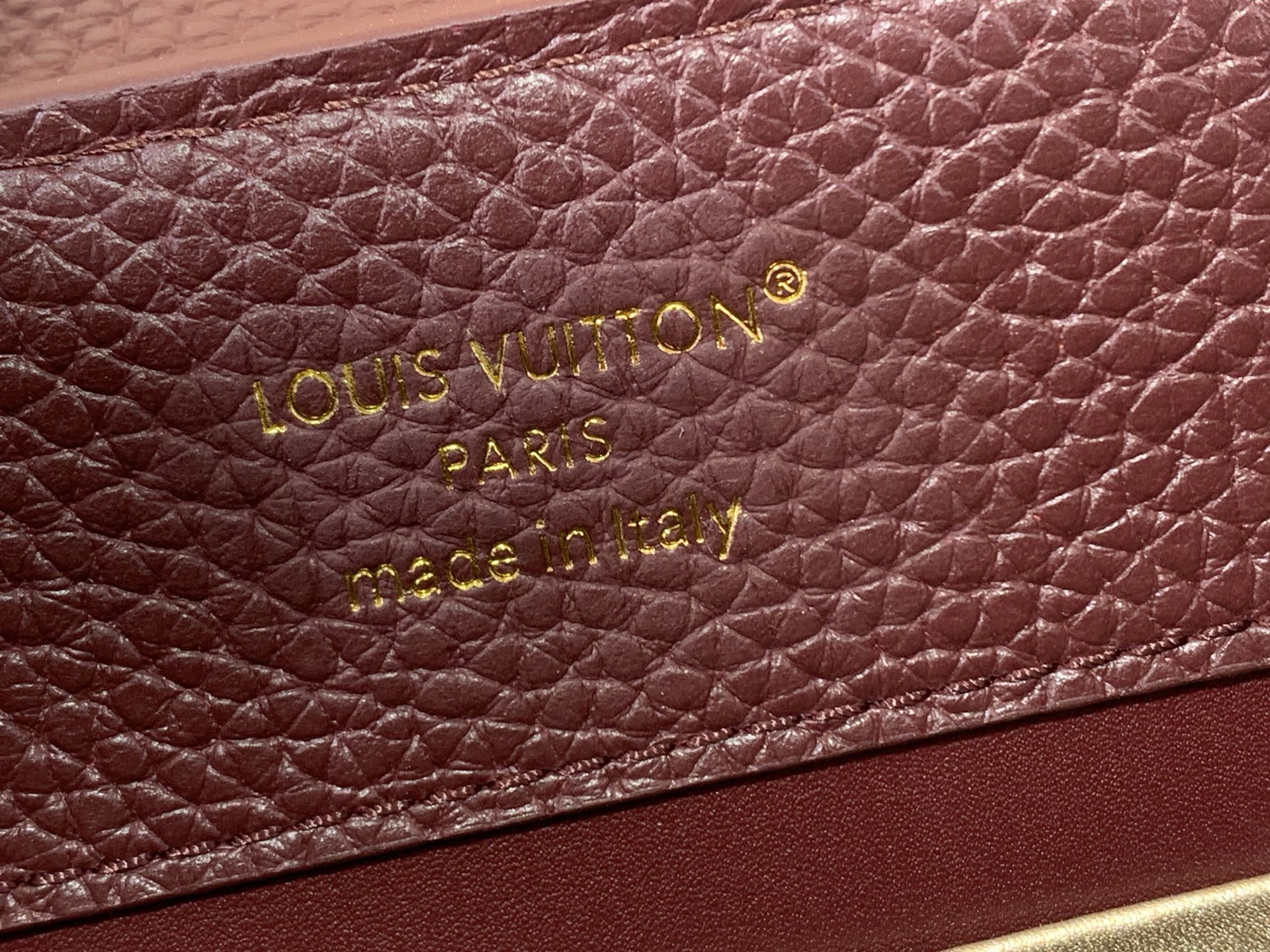 LV Style Beige Leather Top Handle Bag style reference detail image 8 from source 759858