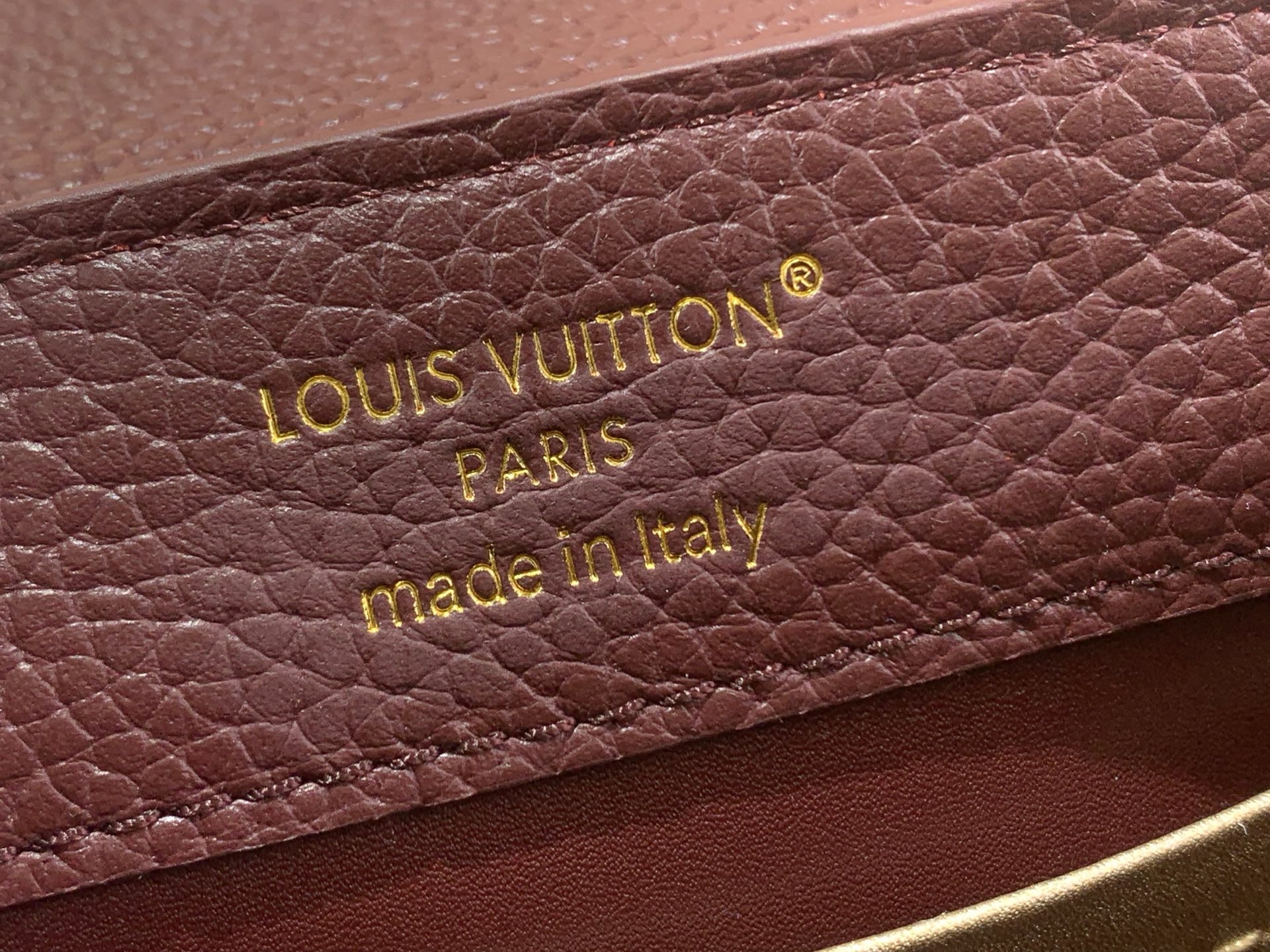 LV Style Beige Leather Top Handle Bag style reference detail image 8 from source 759859
