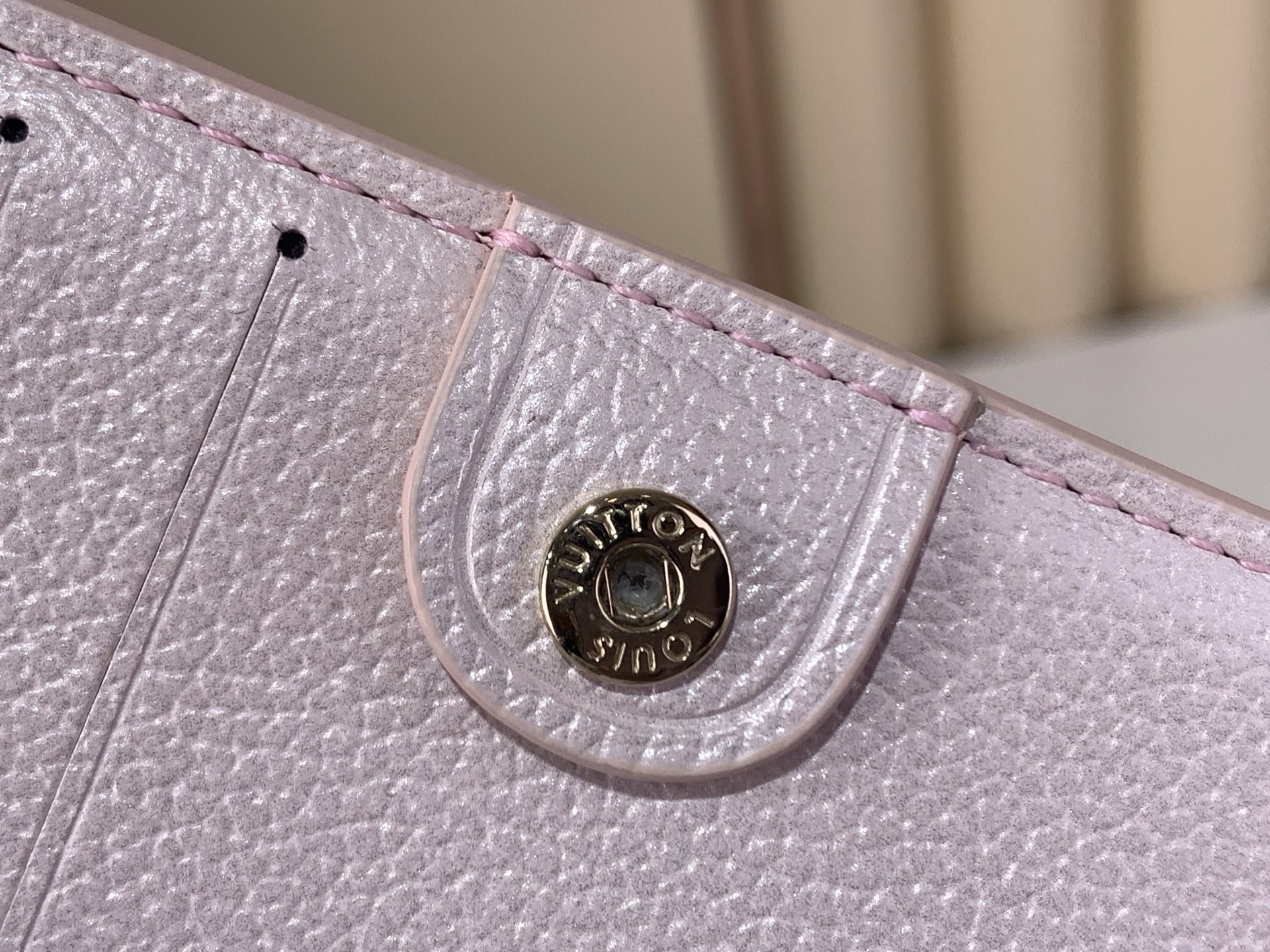 LV Style Beige Leather Wallet Bags Wallet detail image 6 from source 759864