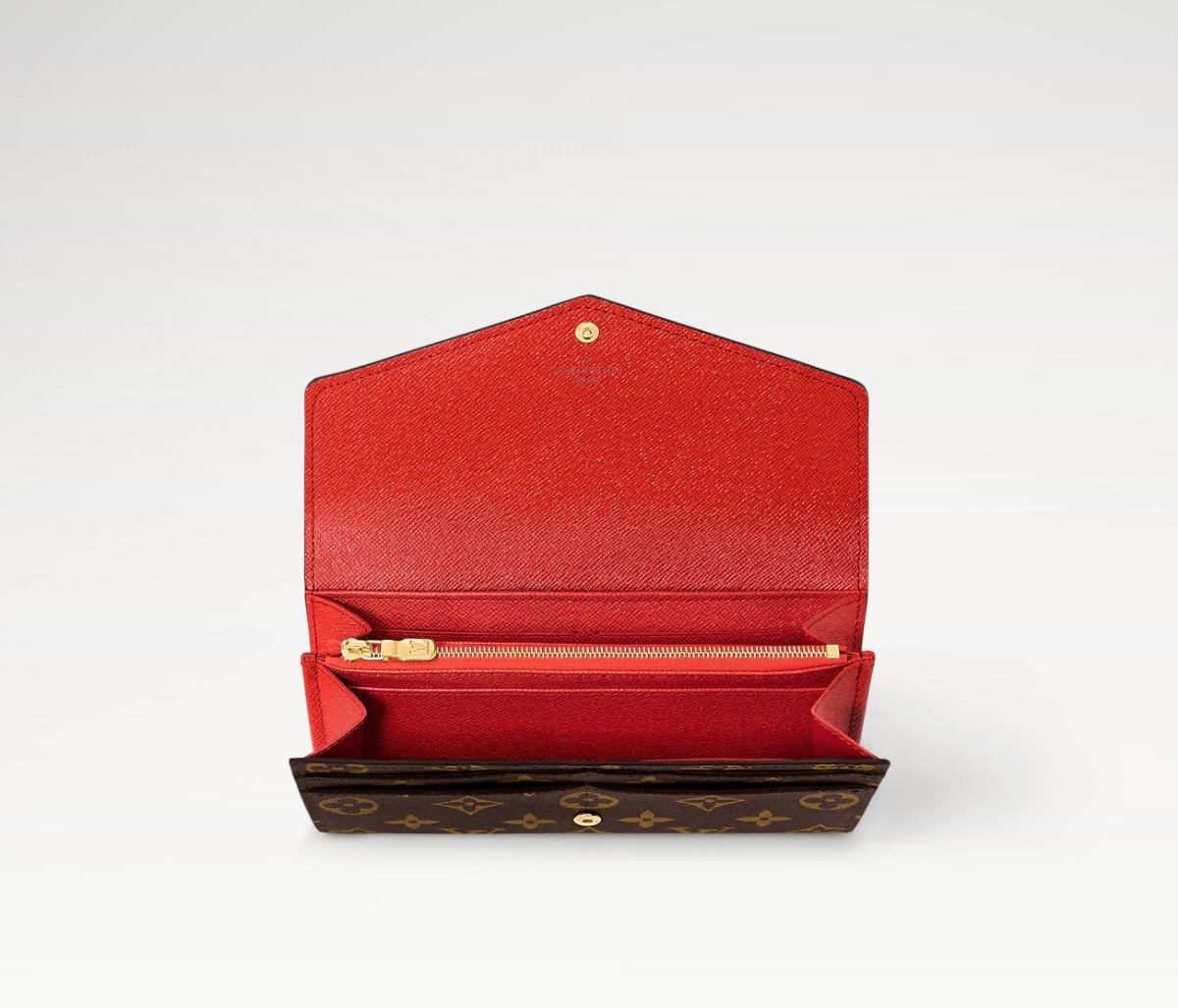 LV Style Beige Leather Wallet Lookbook Reference image 1