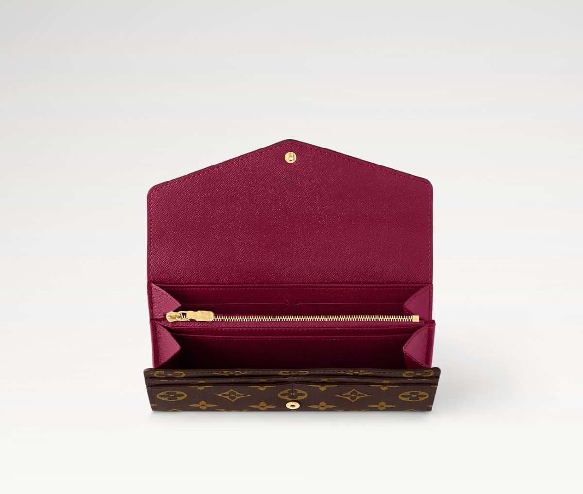 LV Style Beige Leather Wallet Lookbook Reference image 1