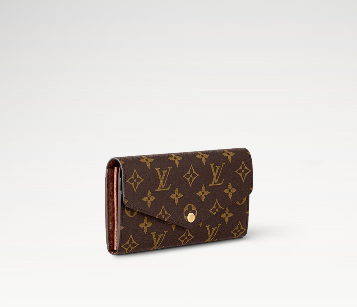 LV Style Brown Leather Wallet Bags detail image 4 from source 759878