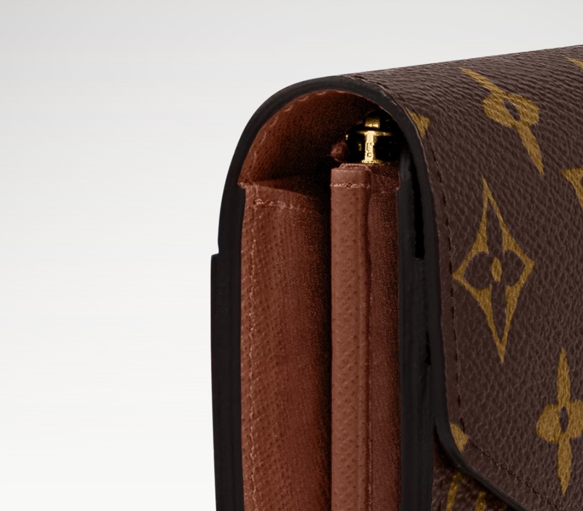 LV Style Brown Leather Wallet Bags detail image 3 from source 759878