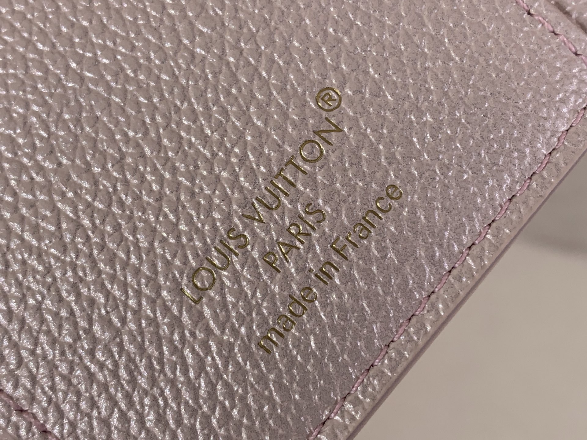 LV Style Beige Leather Wallet Bags Wallet detail image 7 from source 759887