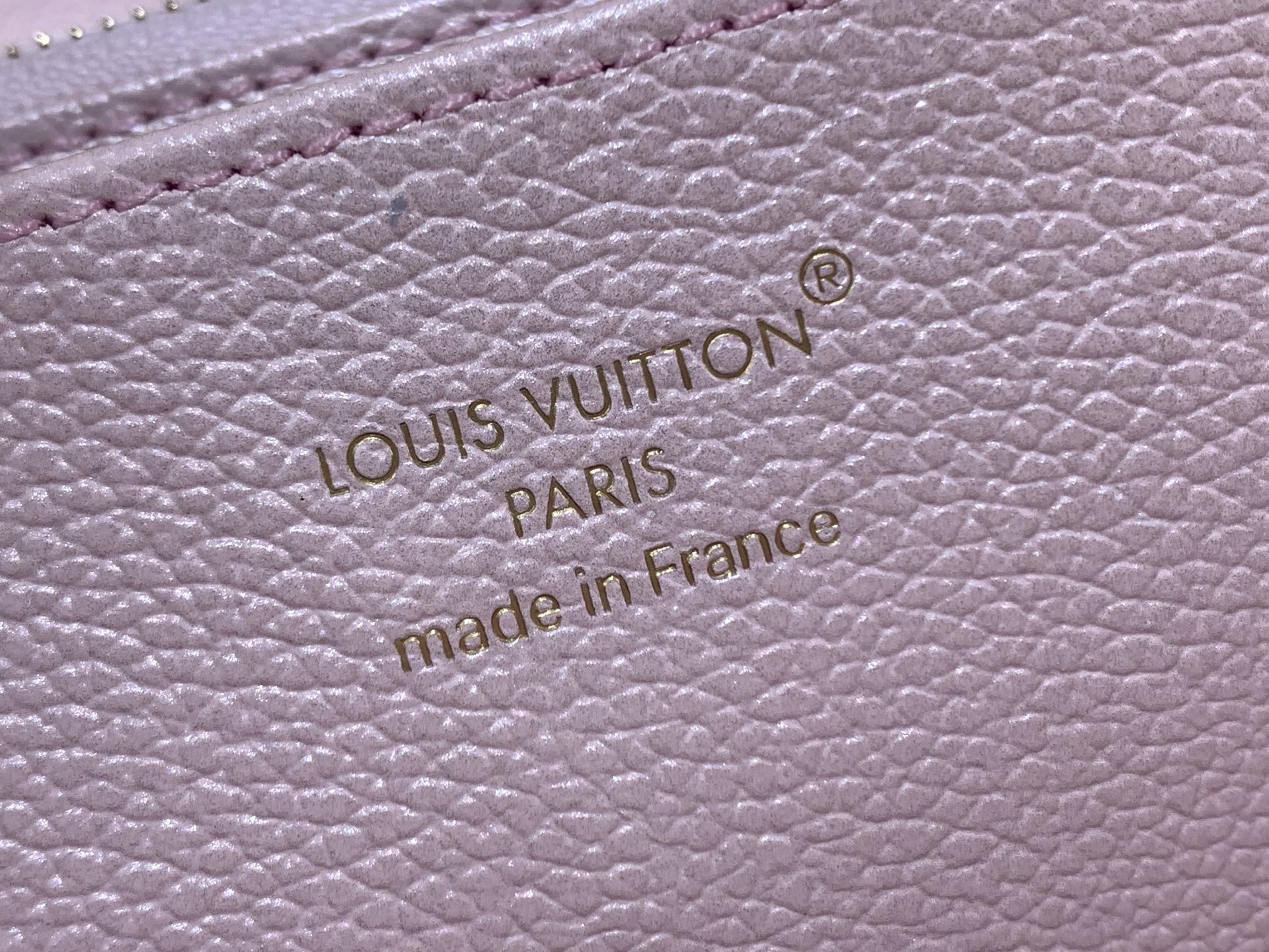 LV Style Beige Leather Wallet Bags Wallet detail image 8 from source 759886