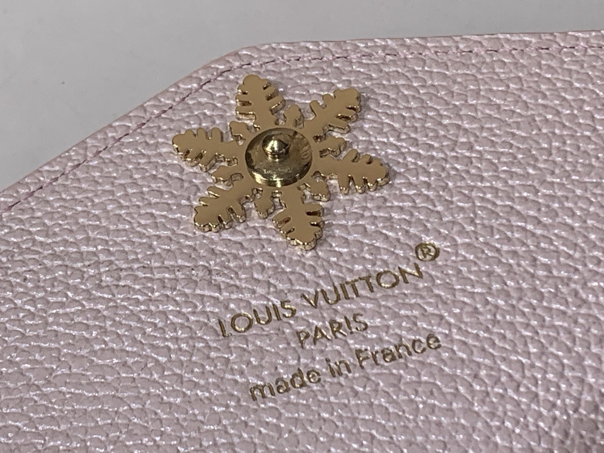 LV Style Beige Leather Wallet Bags Wallet detail image 6 from source 759885