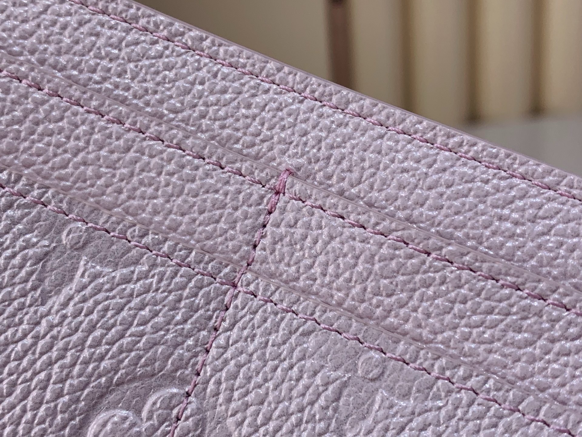 LV Style Beige Leather Wallet Bags Wallet detail image 7 from source 759885