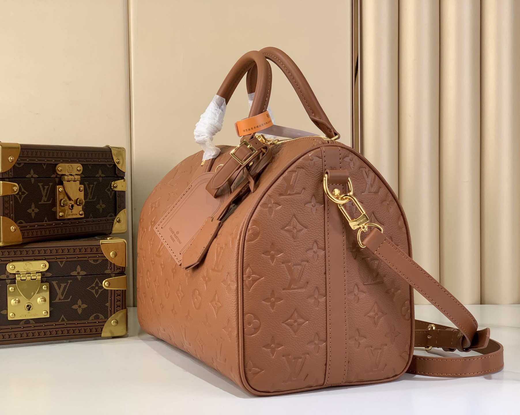 LV Style Black Leather Top Handle Bag Lookbook Reference image 2