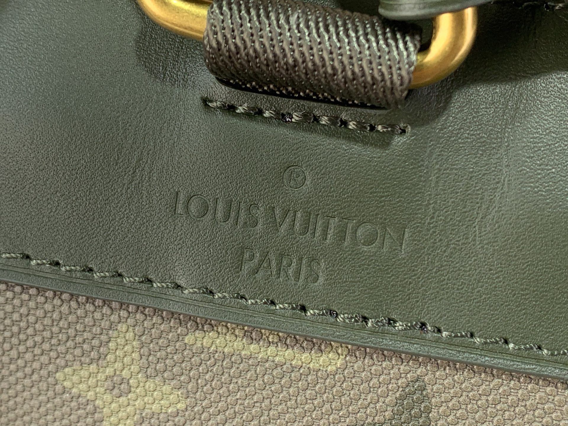LV Style Beige Canvas Backpack Bags Backpack detail image 6 from source 759908