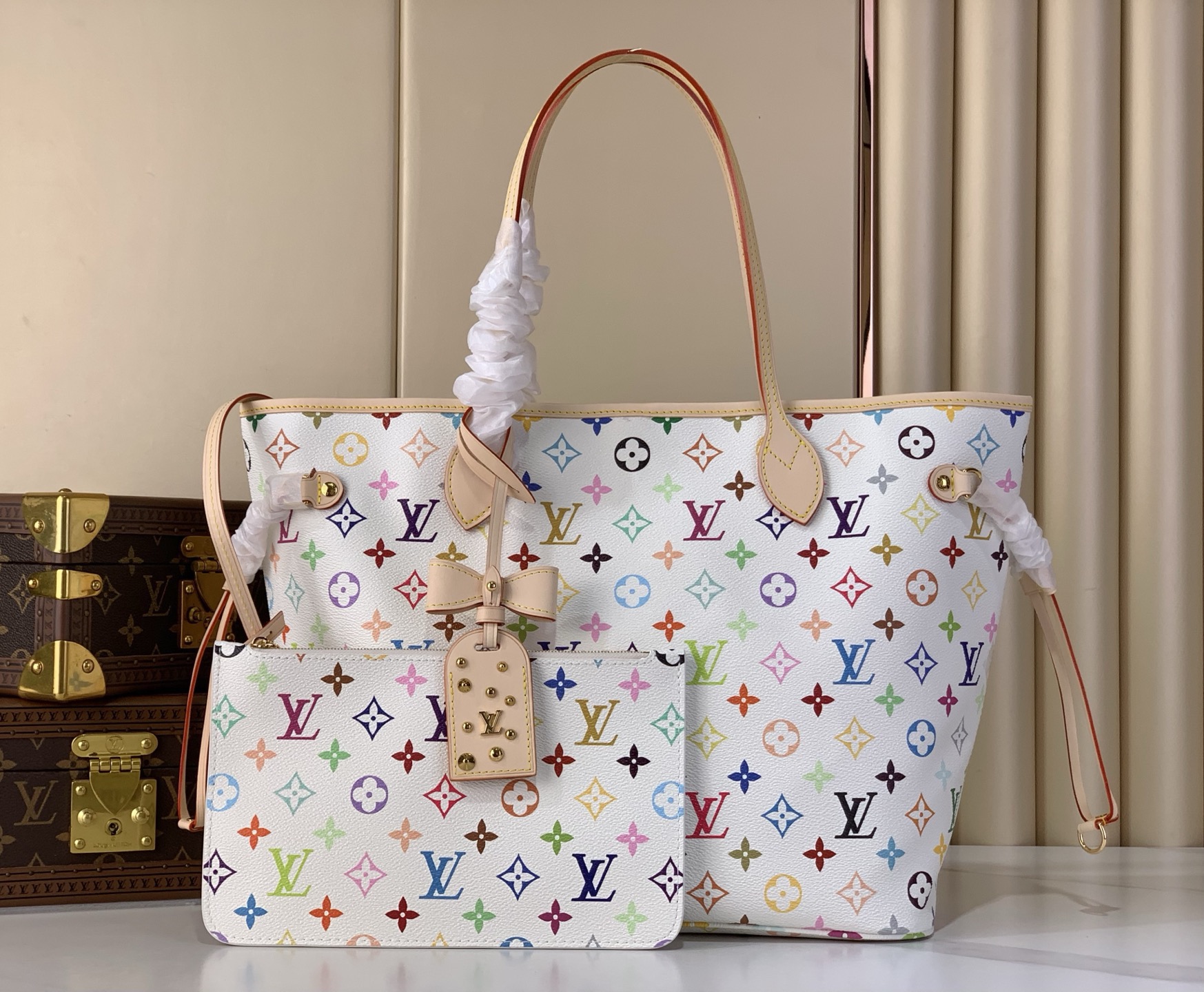 LV Style White Leather Clutch Lookbook Reference image 1