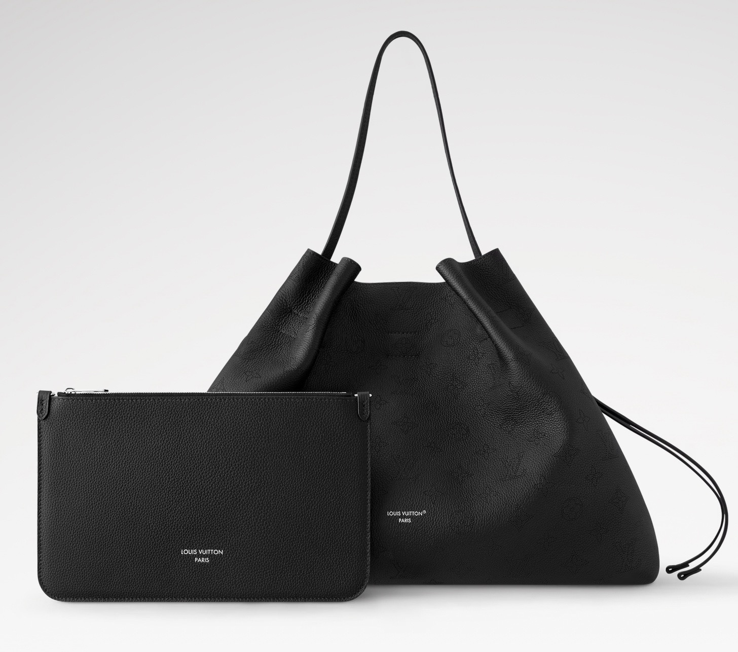LV Style Black Leather Top Handle Bag style reference detail image 5 from source 759904