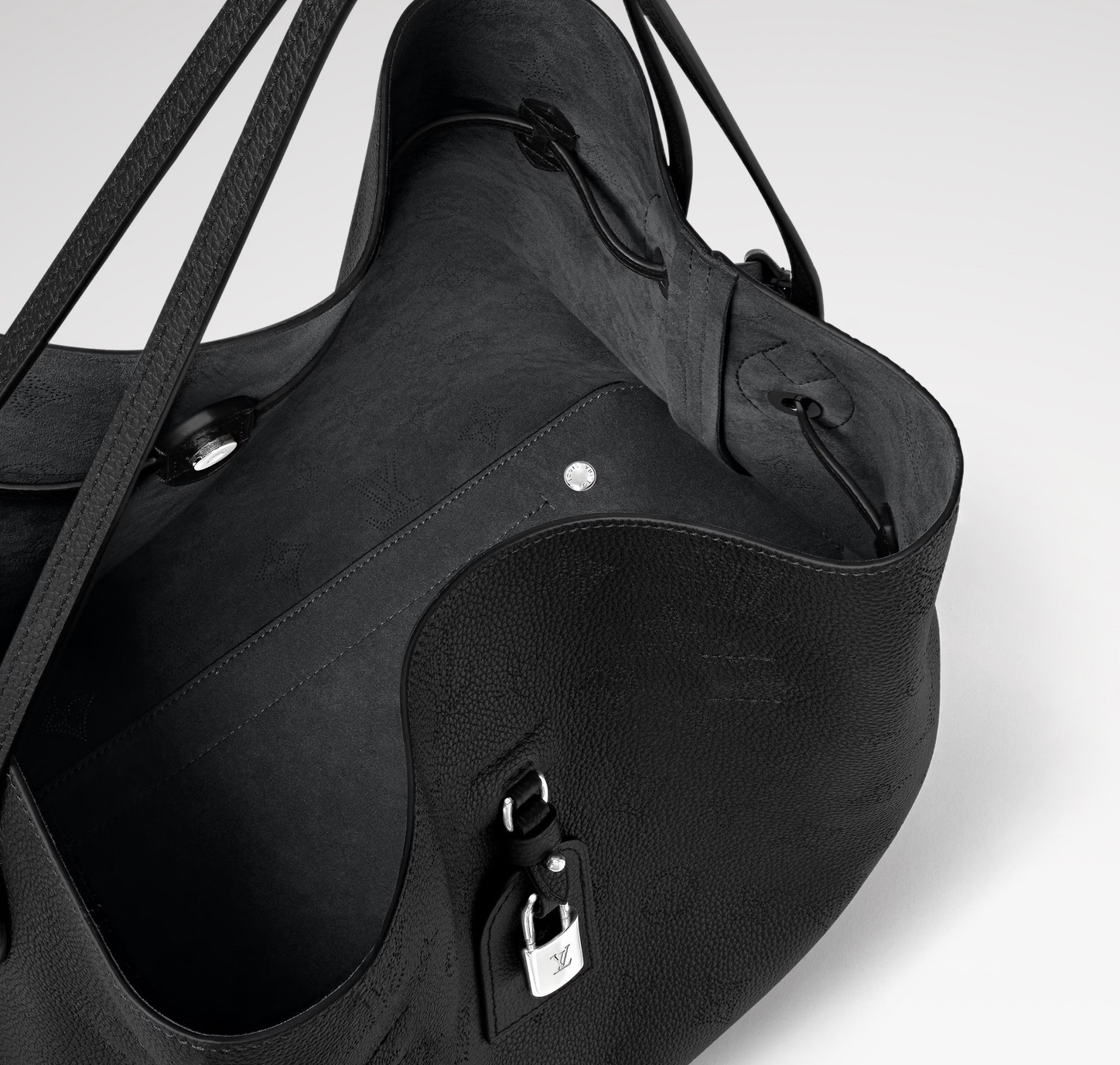 LV Style Black Leather Top Handle Bag style reference detail image 4 from source 759904