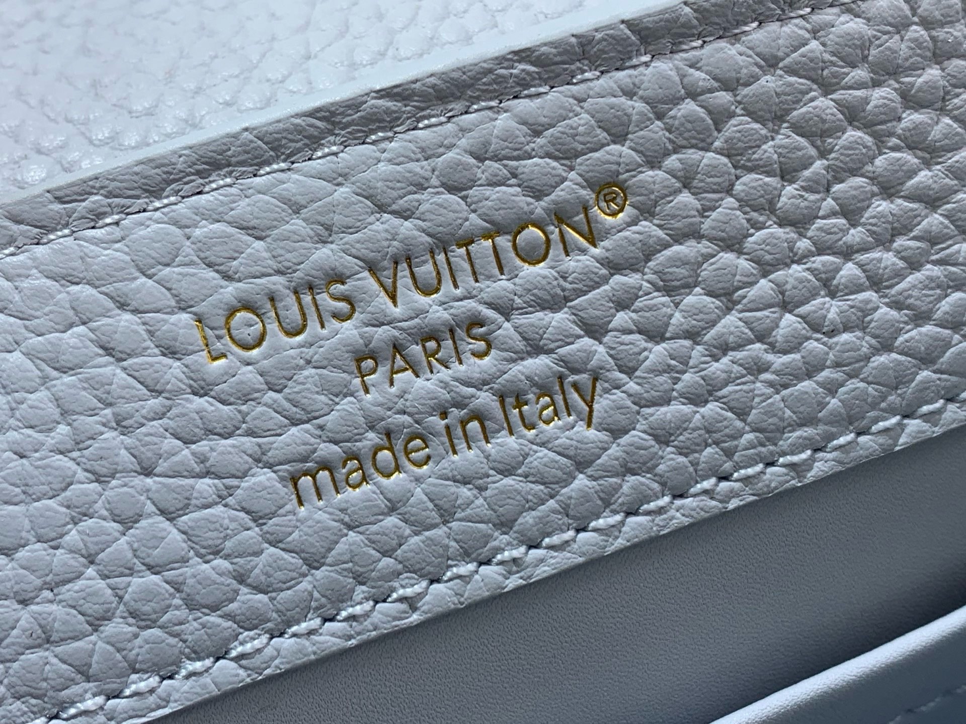 LV Style Beige Leather Top Handle Bag style reference detail image 8 from source 759926