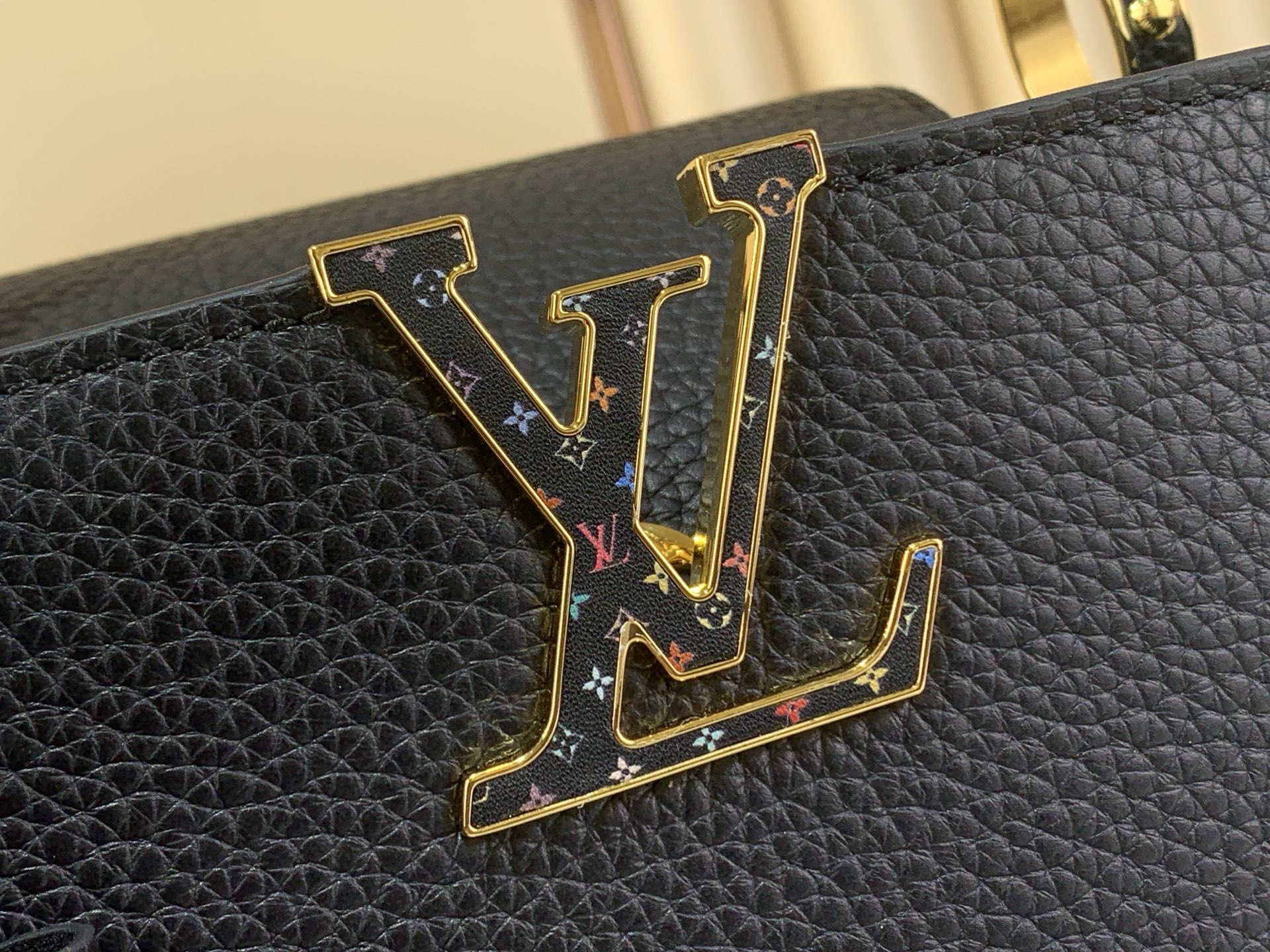 LV Style Black Leather Top Handle Bag style reference detail image 5 from source 759928