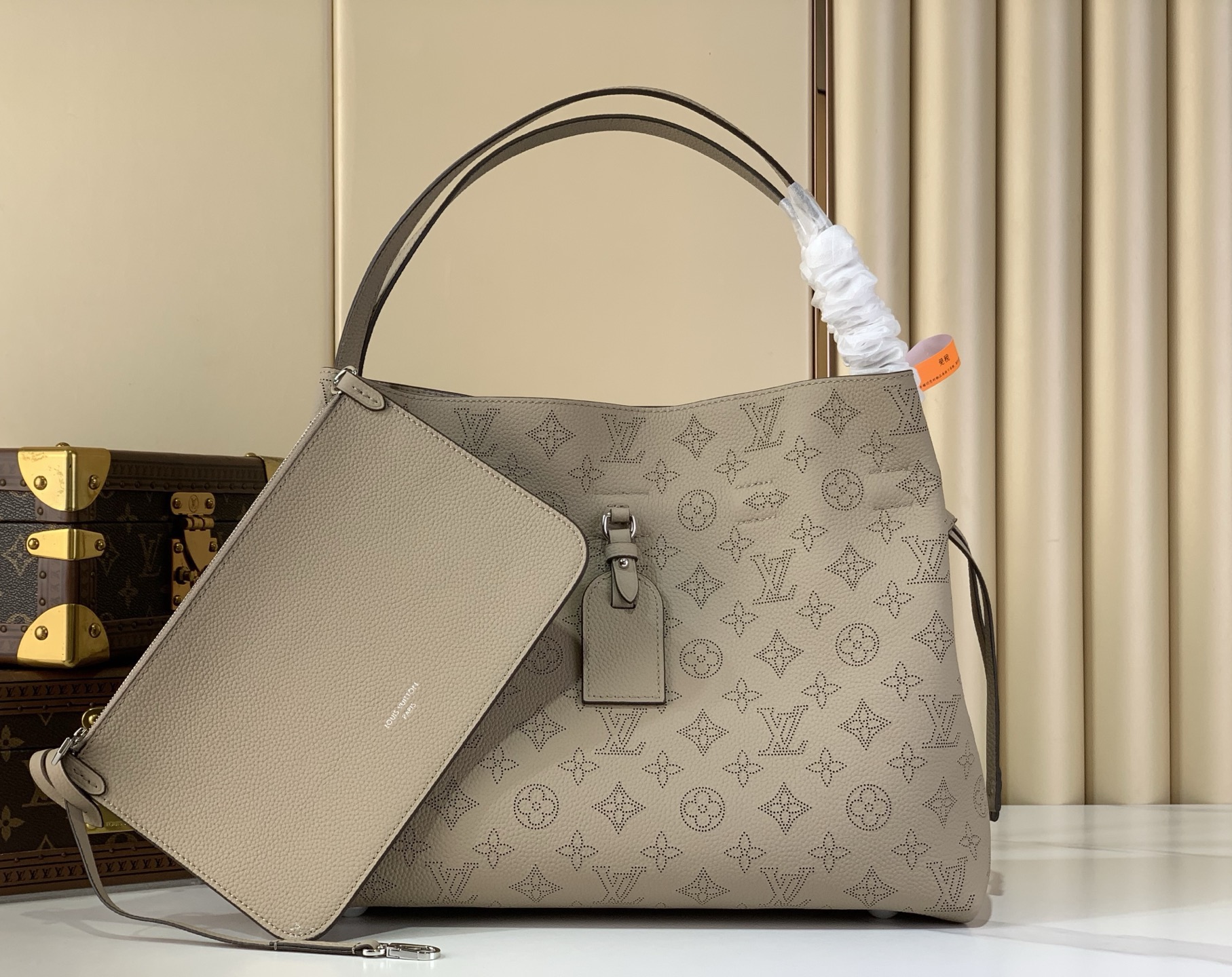 LV Style Black Leather Top Handle Bag Lookbook Reference image 1
