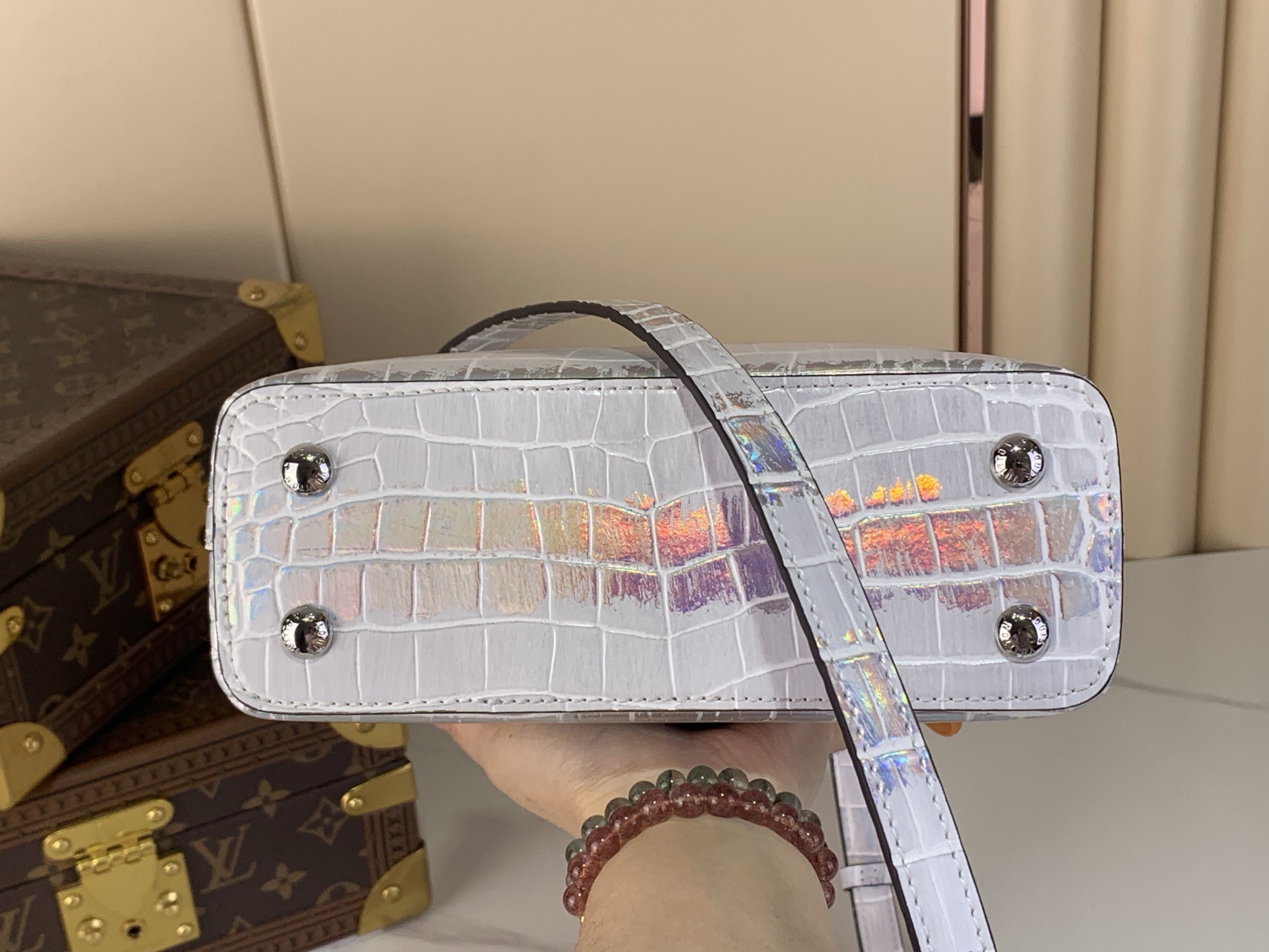 LV Style Leather Top Handle Bag style reference detail image 4 from source 760006