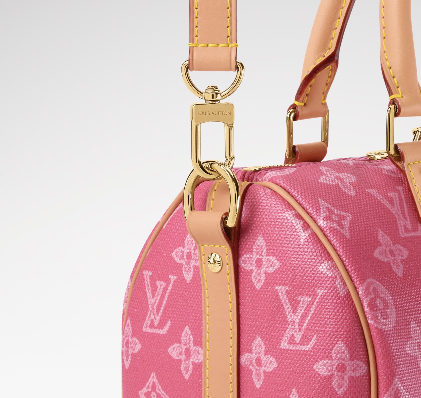LV Style Beige Leather Top Handle Bag style reference detail image 5 from source 760050