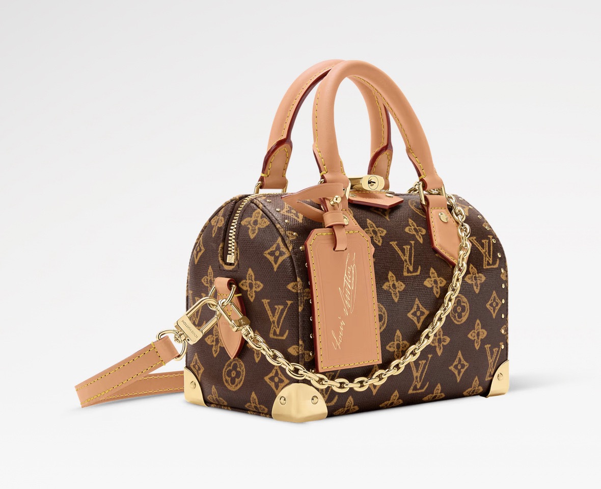 LV Style Brown Leather Top Handle Bag style reference detail image 2 from source 760053