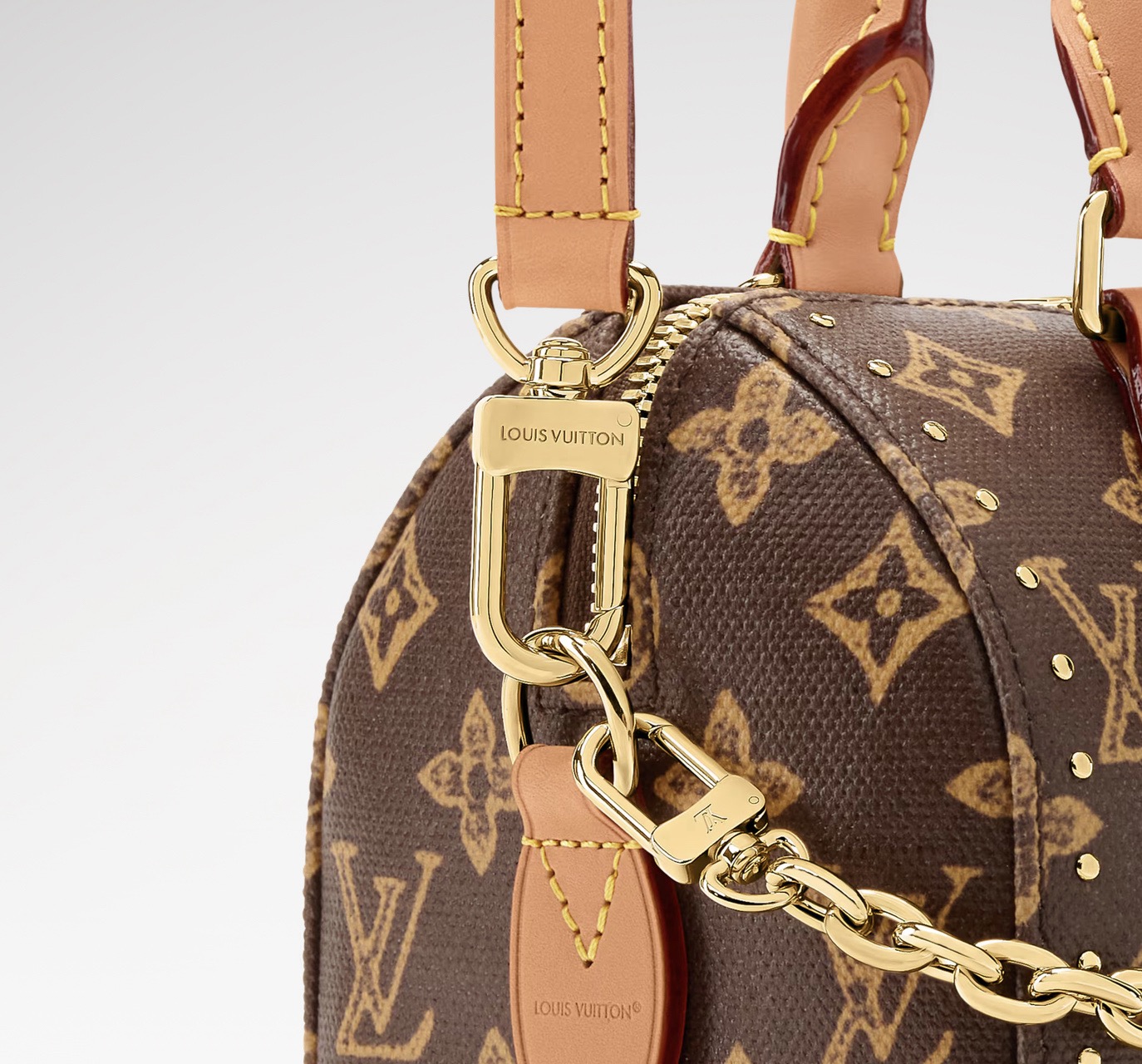 LV Style Brown Leather Top Handle Bag style reference detail image 5 from source 760053