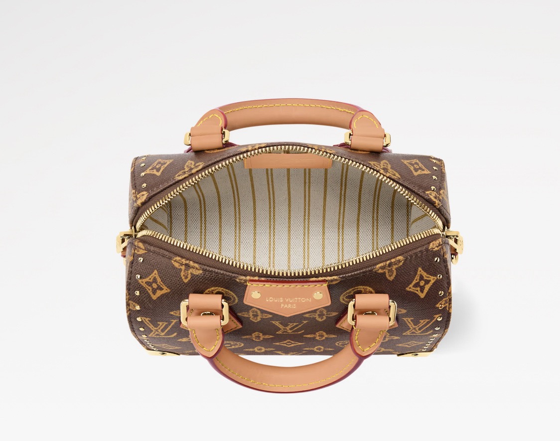 LV Style Brown Leather Top Handle Bag style reference detail image 3 from source 760053