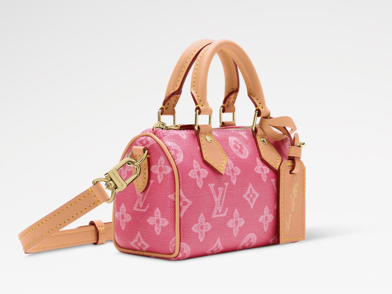 LV Style Beige Canvas Top Handle Bag Bags Top Handle Bag detail image 2 from source 760051