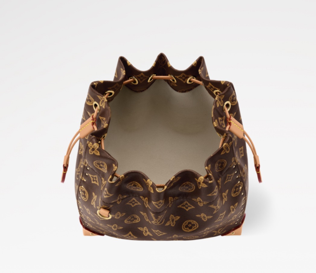 LV Style Brown Canvas Top Handle Bag style reference detail image 3 from source 760052