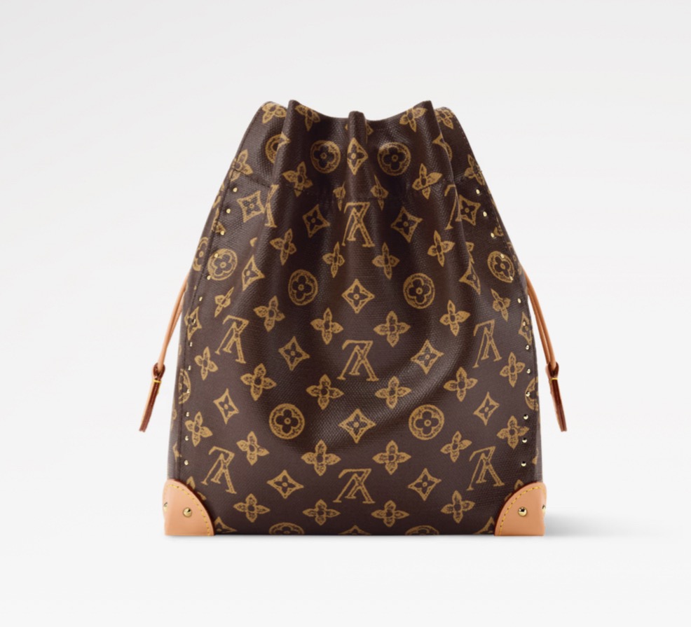 LV Style Brown Canvas Top Handle Bag style reference detail image 4 from source 760052