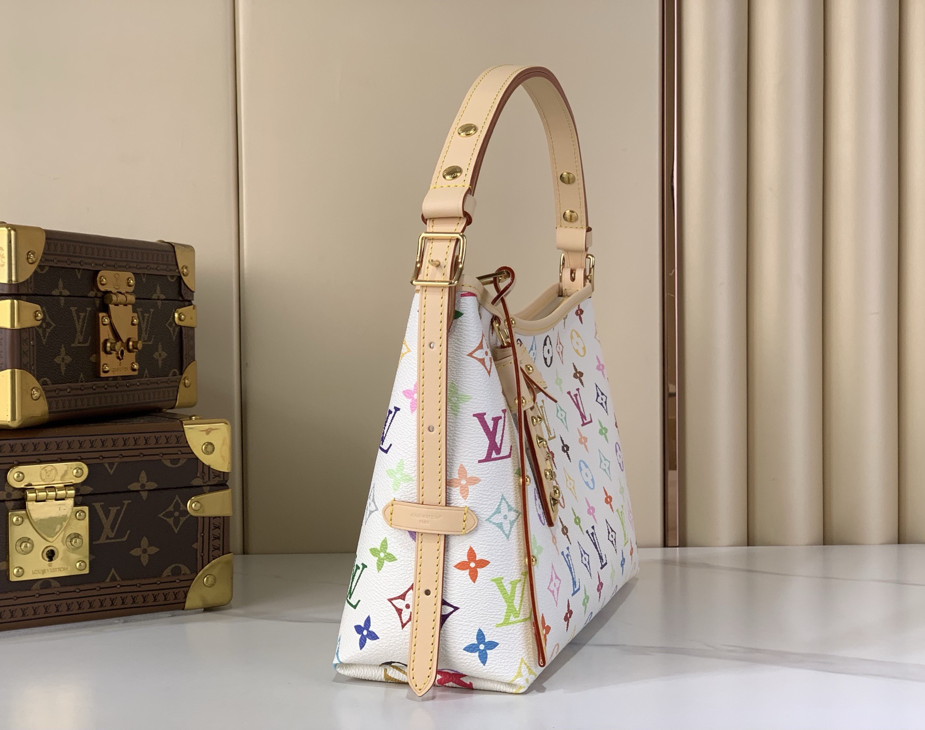 LV Style White Leather Clutch Lookbook Reference image 2
