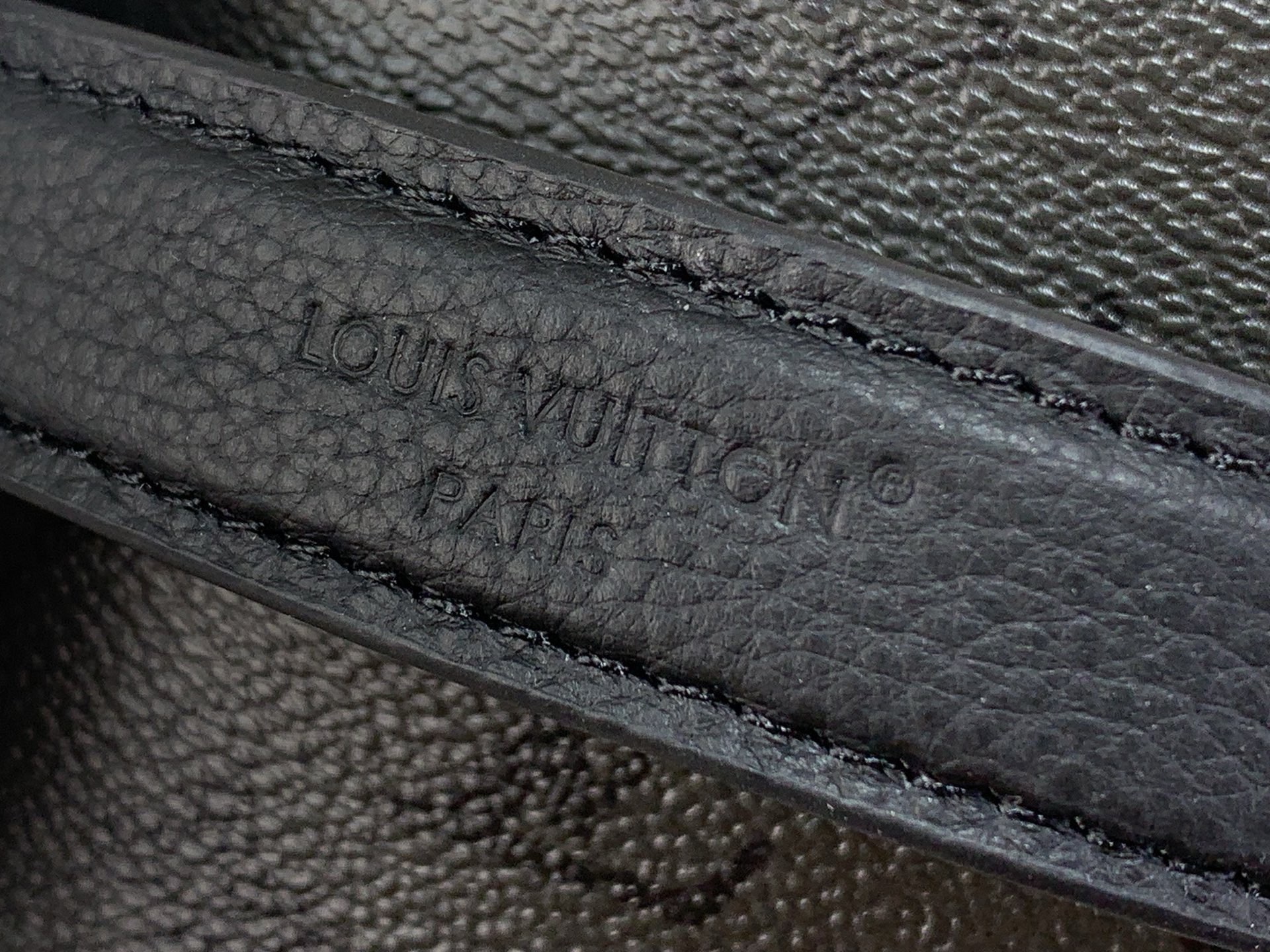 LV Style Black Canvas Backpack Bags detail image 5 from source 760029