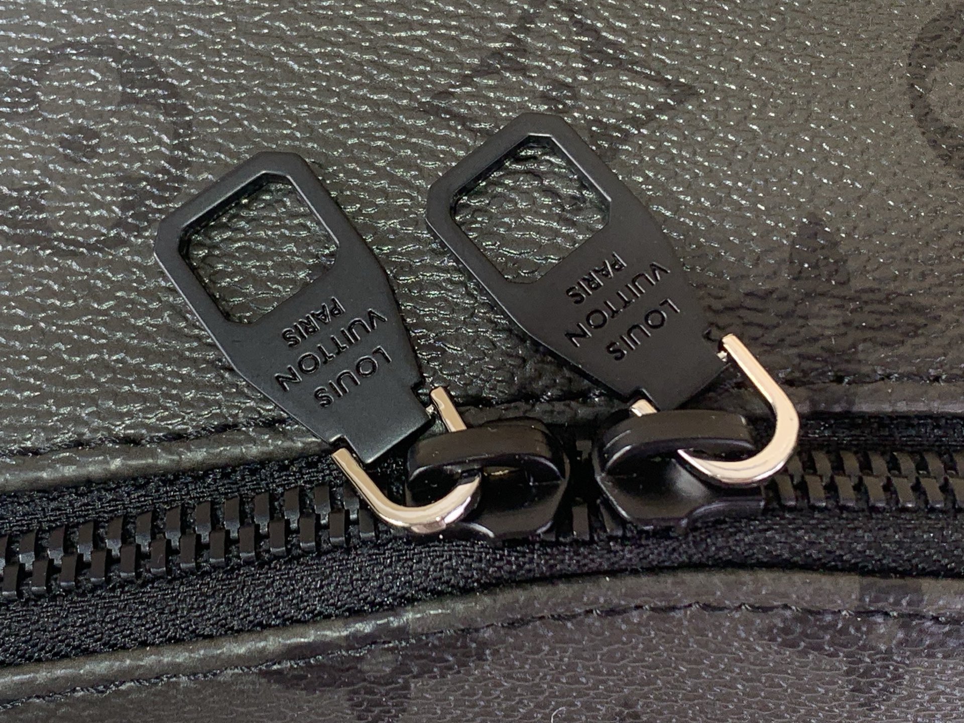 LV Style Black Canvas Backpack Bags detail image 6 from source 760029