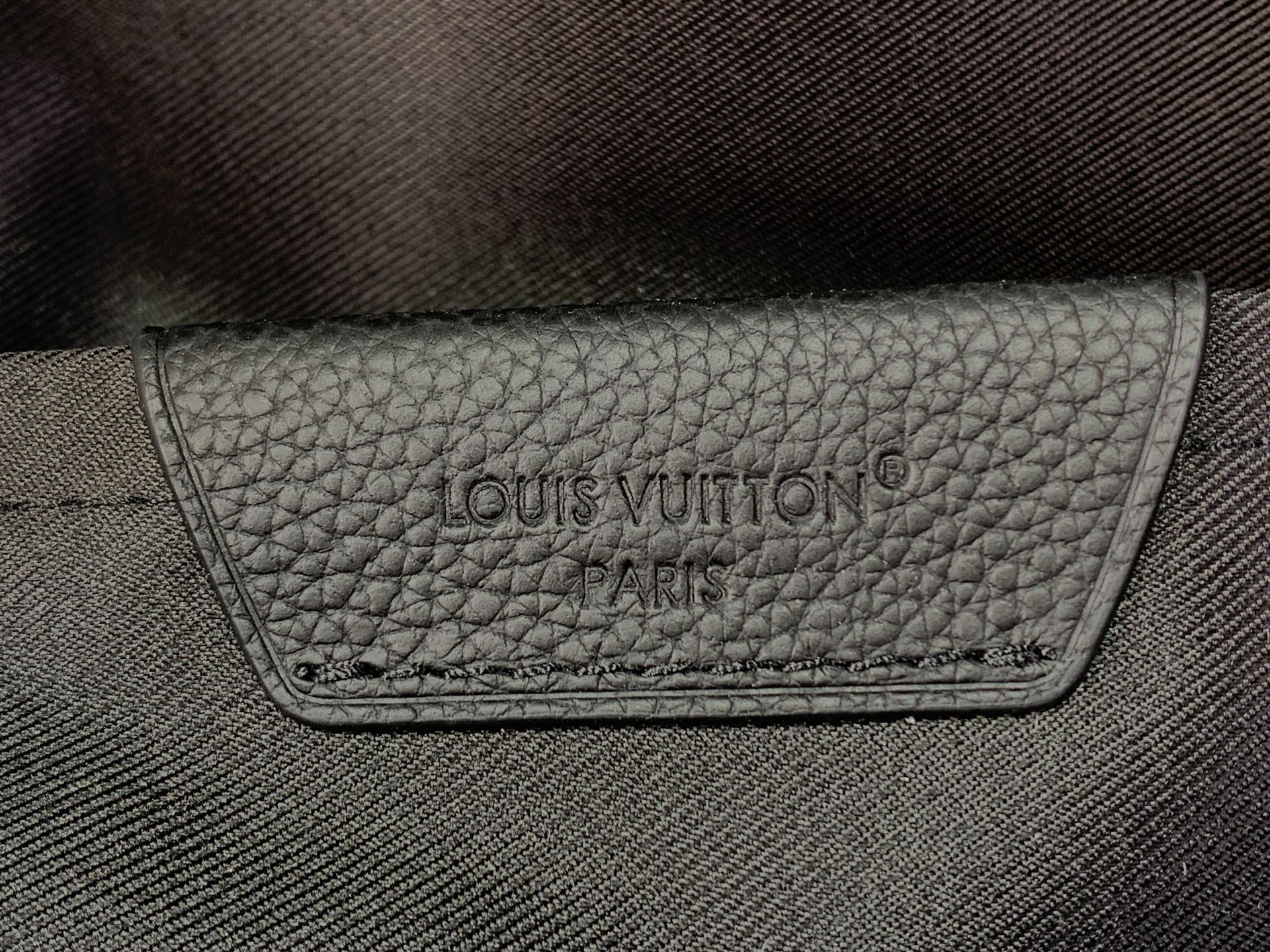LV Style Black Canvas Backpack Bags detail image 8 from source 760029