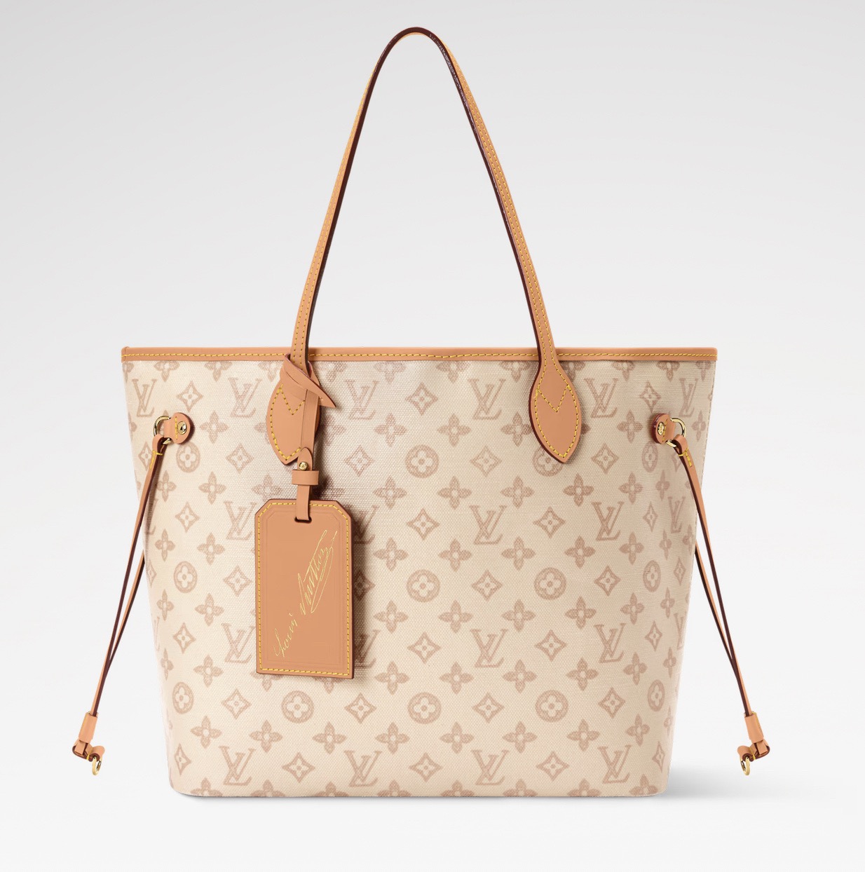 NO:701170,Top Original [Sac Neverfull MM Handbag] m27521 Apricot/Color This Neverfull MM bag is a true collector's item that pays homage to the legacy of Louis Vuitton and the iconic Monogram HR that celebrates its anniversary. Inspired by the client's archival register, the reinterpretation of the famous pattern is offered on canvas in timeless tones. It is large in capacity and can easily hold daily essentials, including a laptop, and is decorated with striped zipper pockets to keep small effects secure. Dimensions 31x28x14 cm 5416065 (length x height x width),, louis vuitton19860909顶级原单【Sac Neverfull MM手袋】 m27521 杏色/彩色 这款Neverfull MM包是真正的收藏品,向路易威登的遗产和庆祝其周年的标志性Monogram hr致敬.受客户档案寄存器的啟發,對著名图案的重新诠释在画布上以永恒的色調提供.它容量大,可以轻松容纳日常必需品,包括笔记本电脑,并装饰有条纹拉链口袋,以安全地保留小效果. 尺寸31x28x14厘米 5416065（长度x高度x宽度）,,louis vuitton,Bag