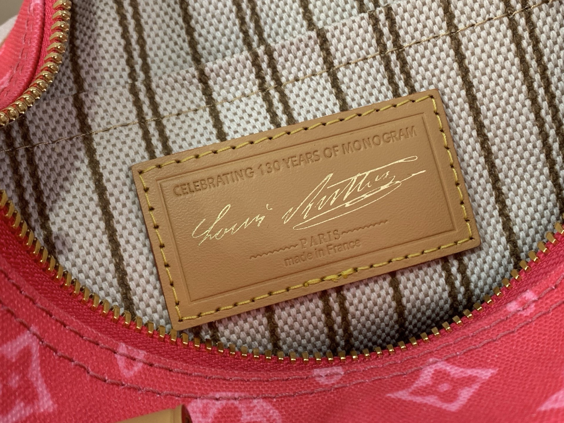 LV Style Beige Leather Top Handle Bag style reference detail image 8 from source 765178