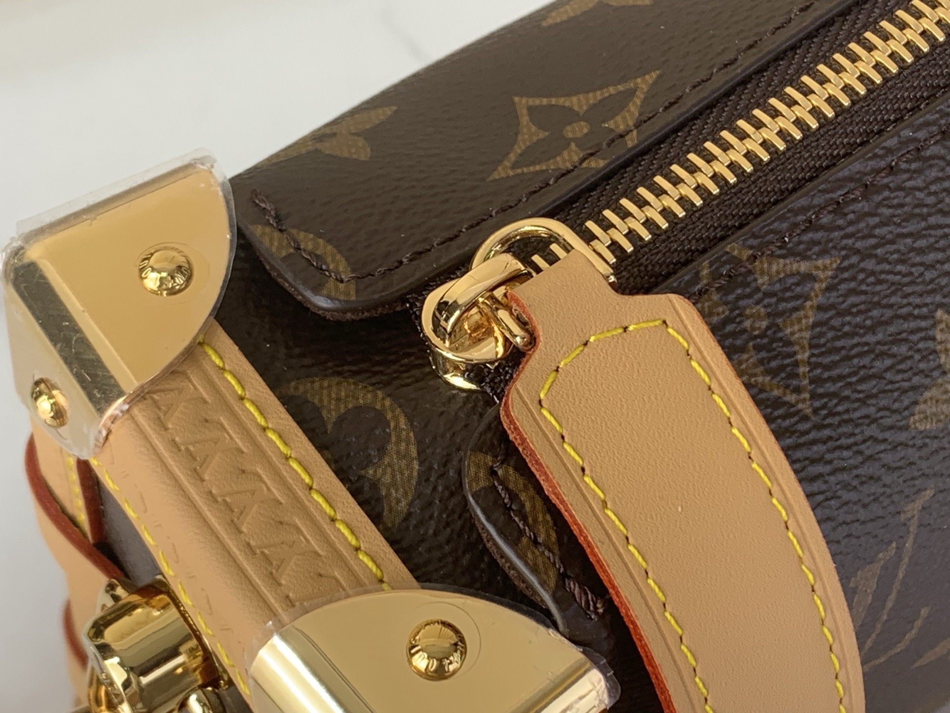 LV Style Beige Canvas Top Handle Bag Bags Top Handle Bag detail image 7 from source 770252