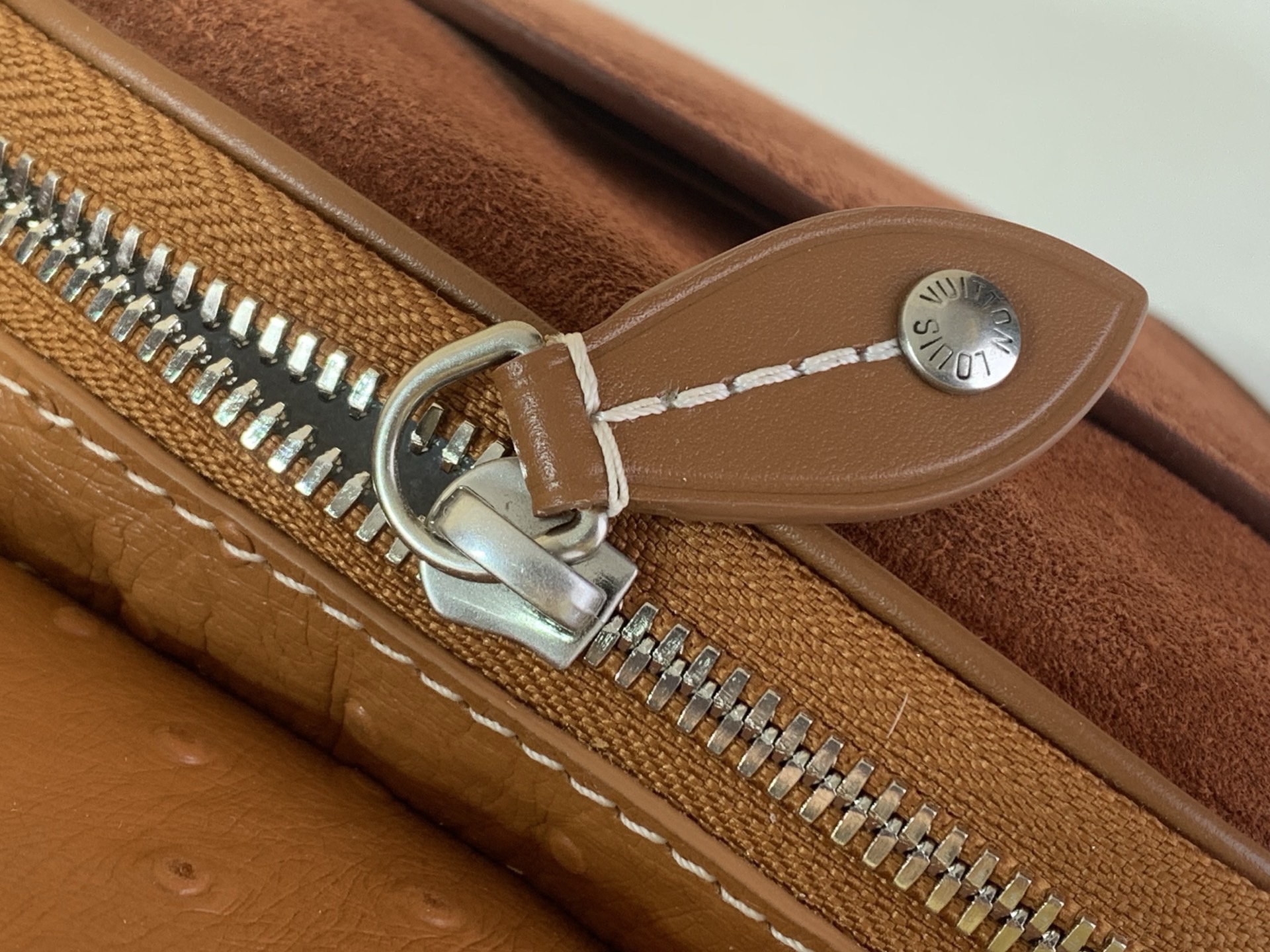 LV Style Brown Leather Backpack Bags Backpack detail image 7 from source 765175