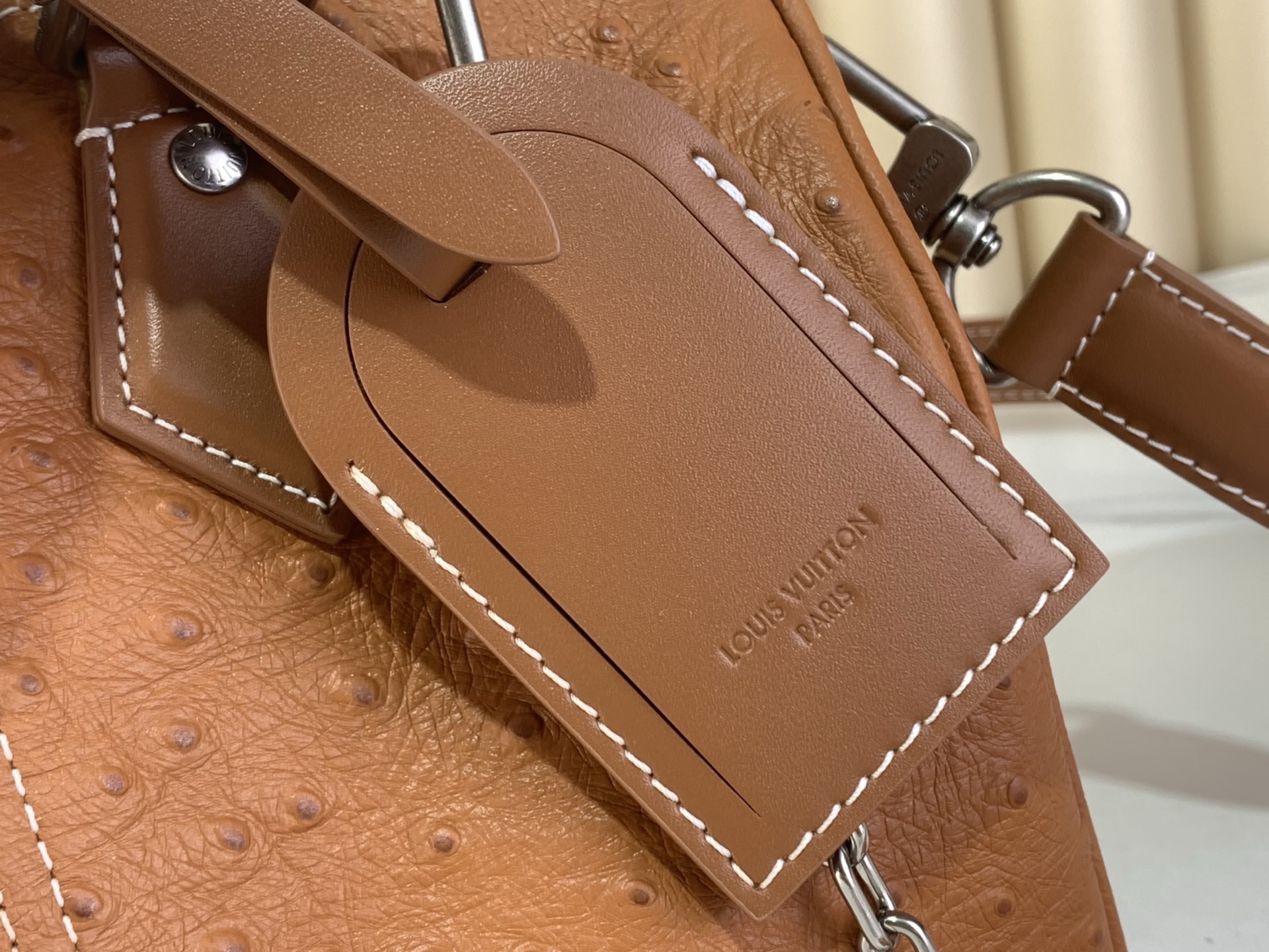 LV Style Brown Leather Top Handle Bag Bags Top Handle Bag detail image 5 from source 765176