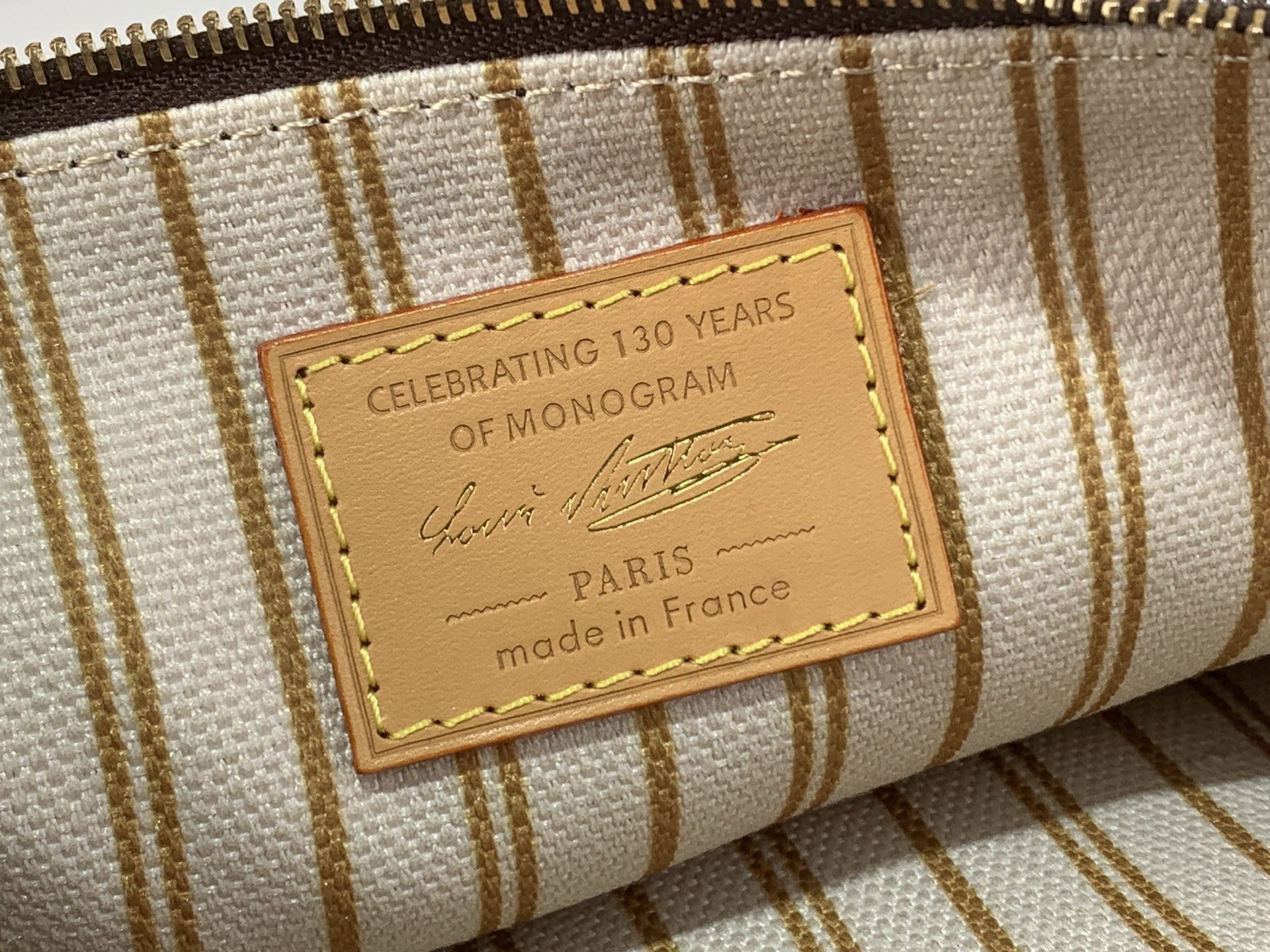 LV Style Brown Canvas Clutch Bags Clutch detail image 8 from source 770224