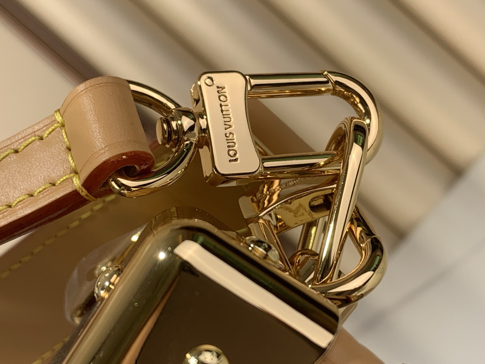 LV Style Brown Leather Top Handle Bag Bags Top Handle Bag detail image 6 from source 770220