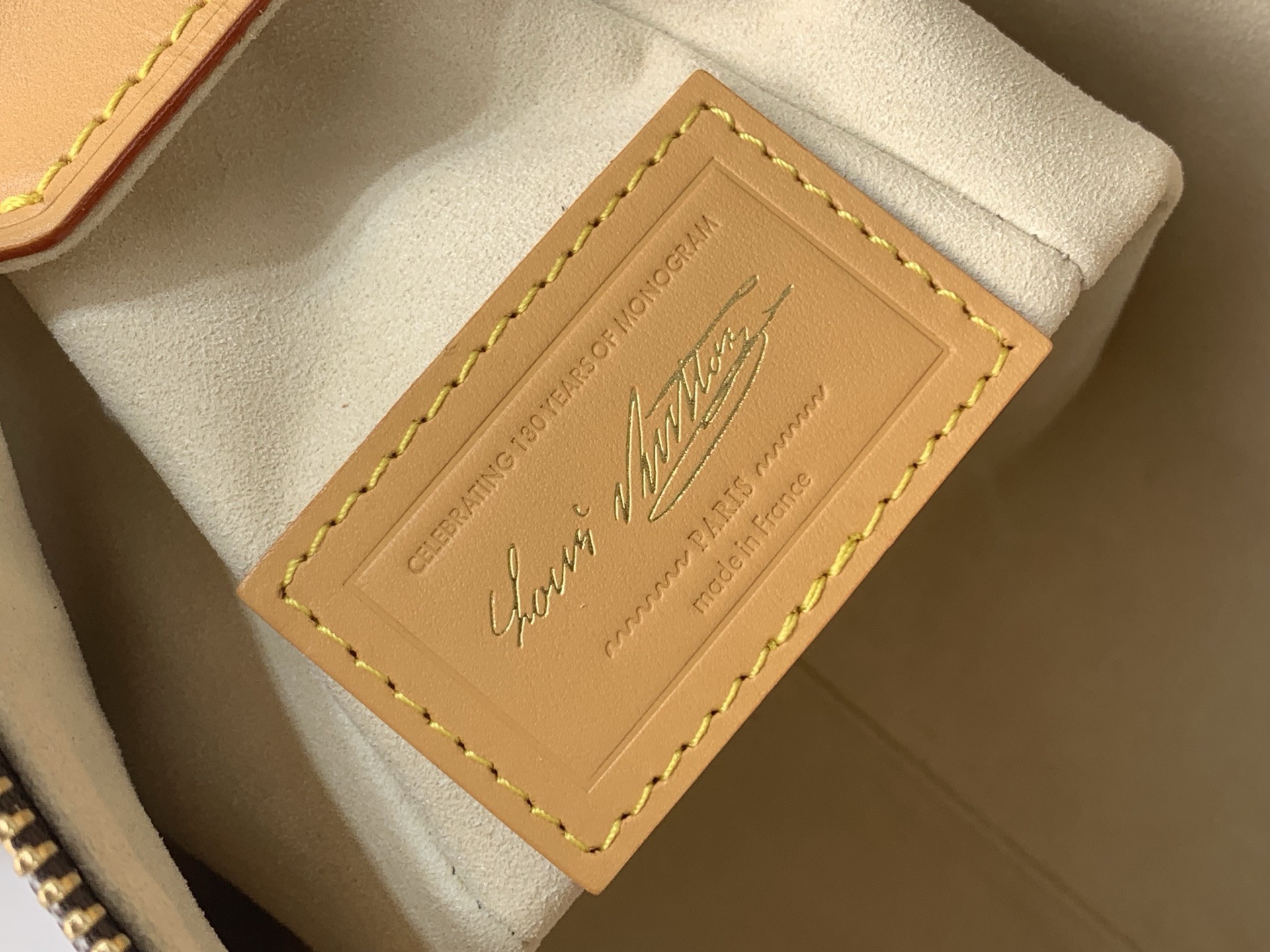 LV Style Brown Leather Top Handle Bag Bags Top Handle Bag detail image 8 from source 770220