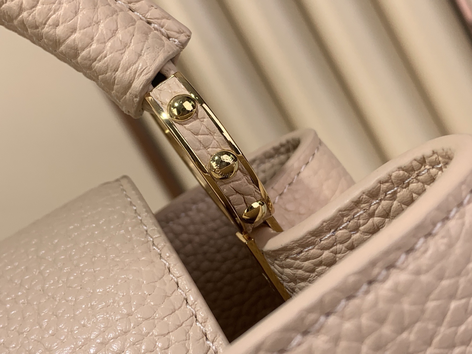LV Style Black Leather Top Handle Bag style reference detail image 6 from source 770229