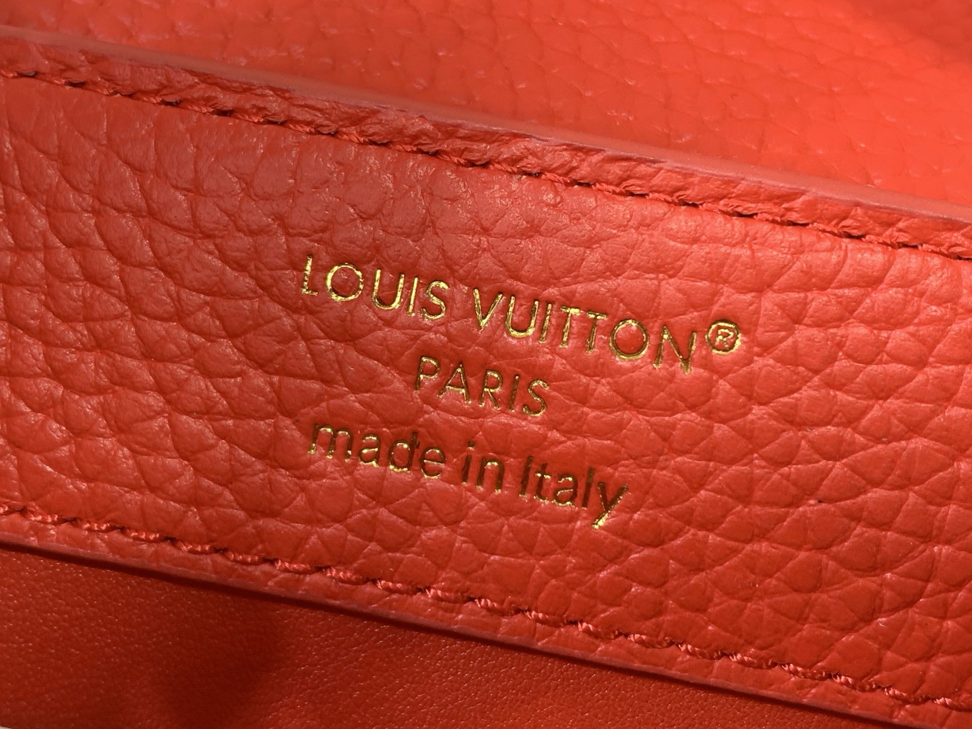 LV Style Red Leather Top Handle Bag style reference detail image 7 from source 770232