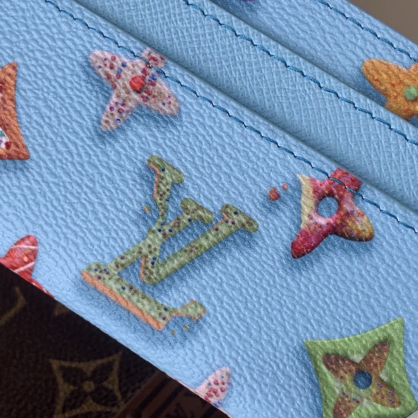 LV Style Beige Canvas Card Holder Bags Card Holder detail image 5 from source 770240